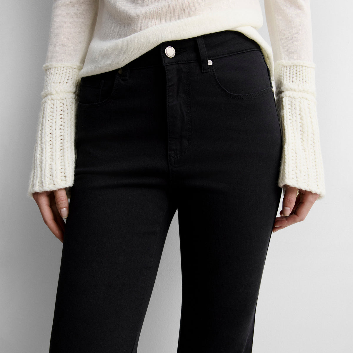 Pantalon en jean évasé