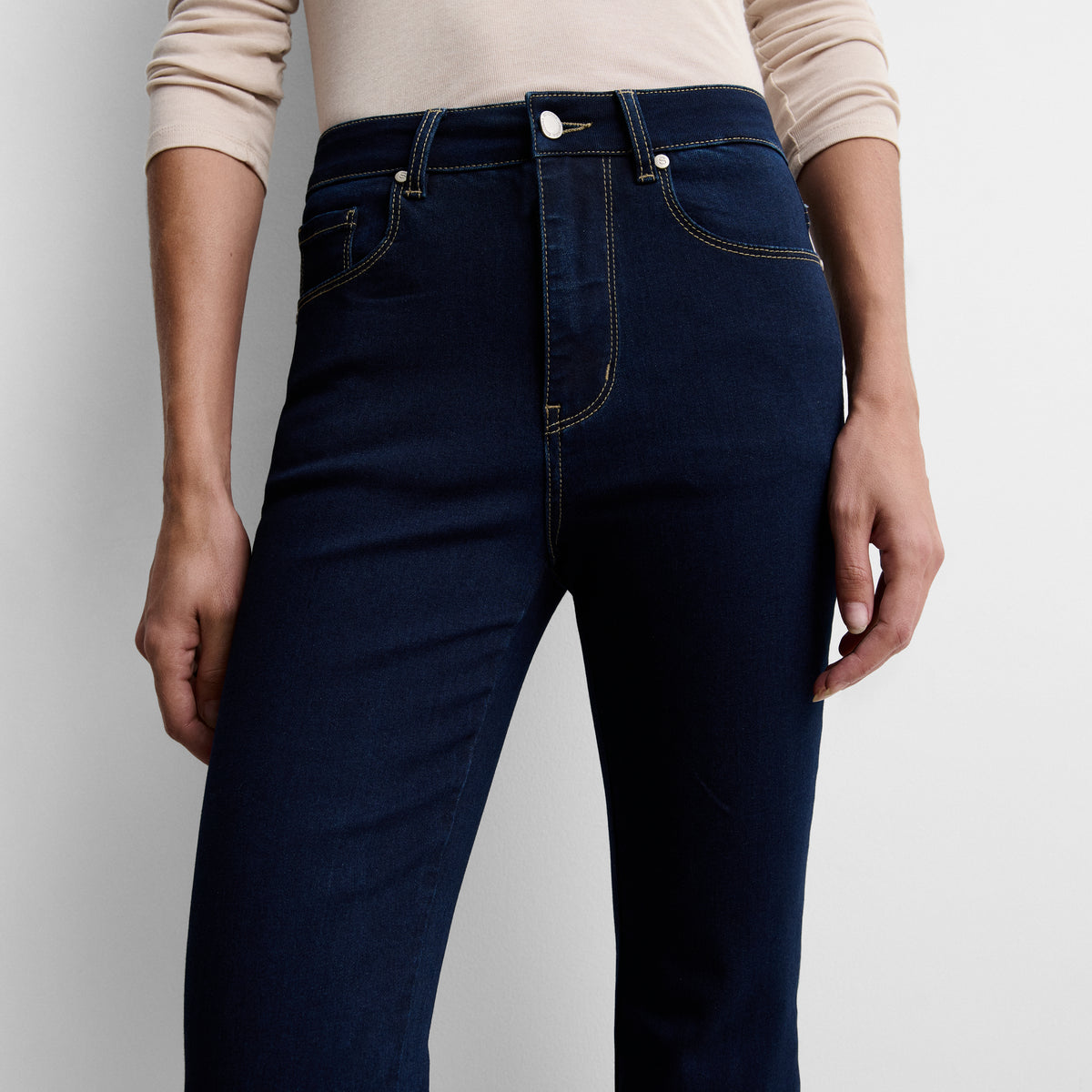 Pantalon en jean évasé