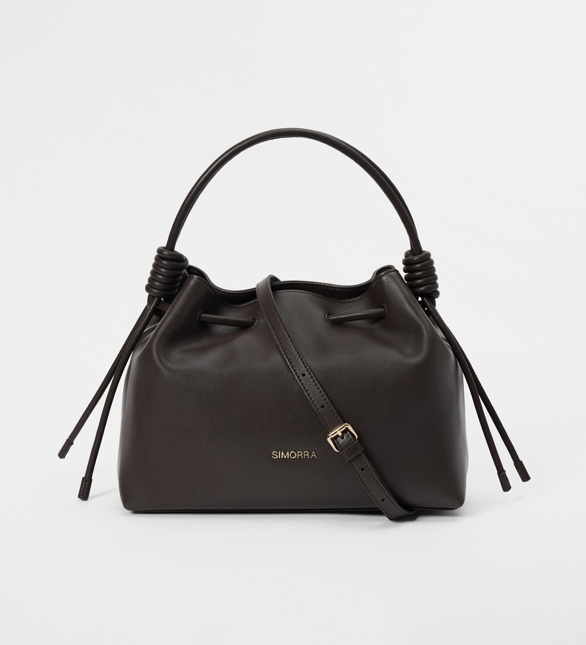 Nappa leather bonbon bag