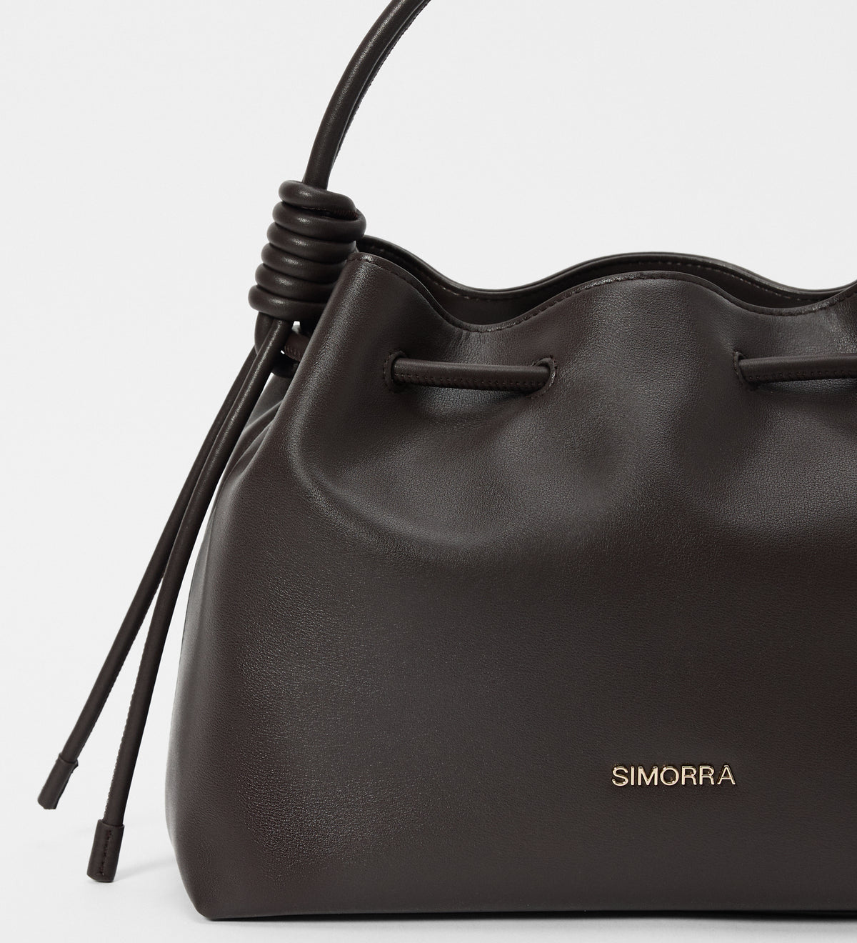 Nappa leather bonbon bag