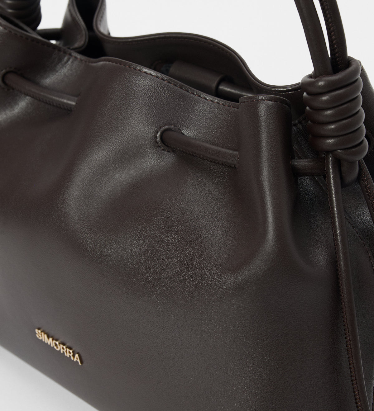 Nappa leather bonbon bag