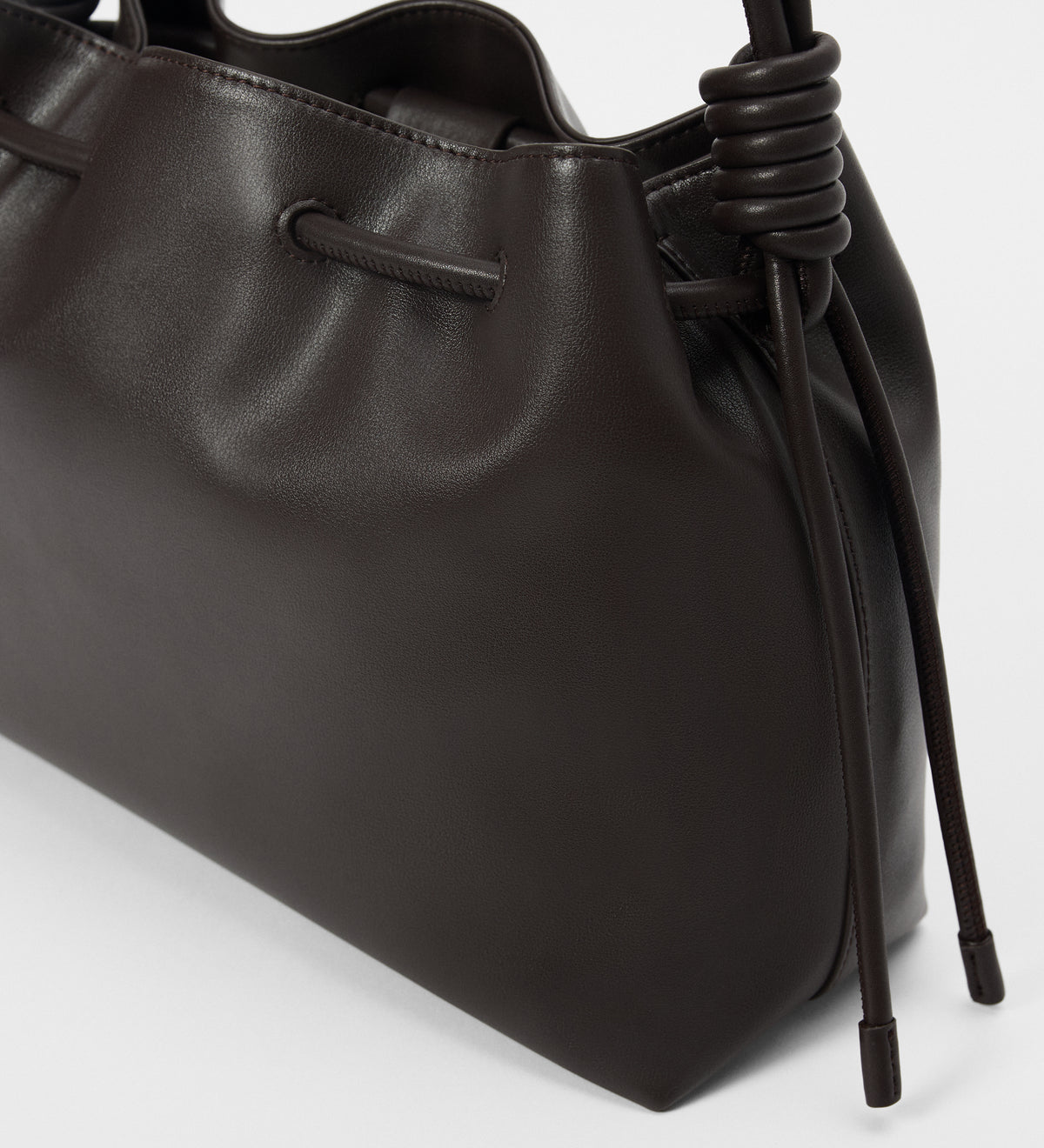 Nappa leather bonbon bag