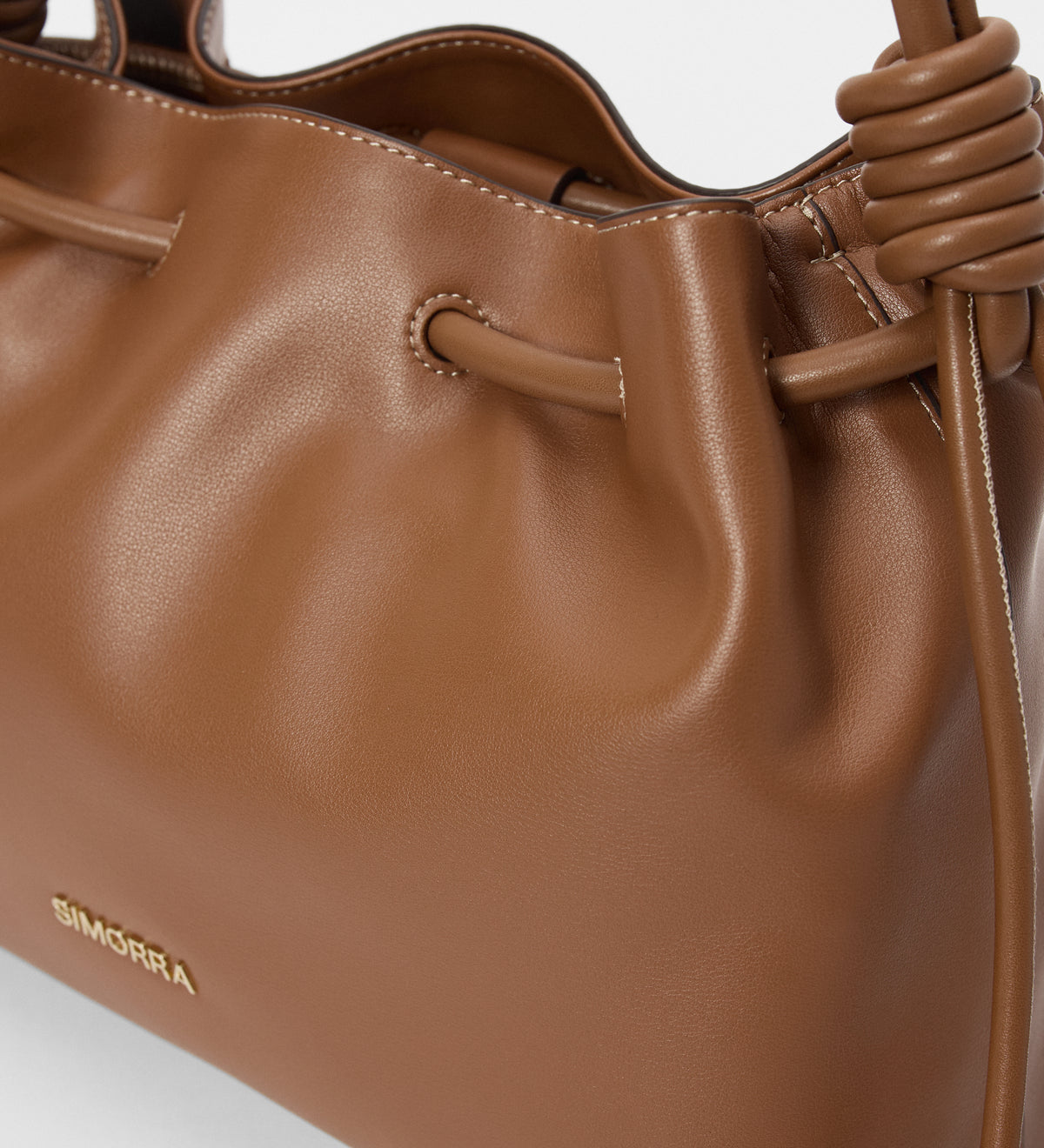 Sac bonbonnière en cuir nappa