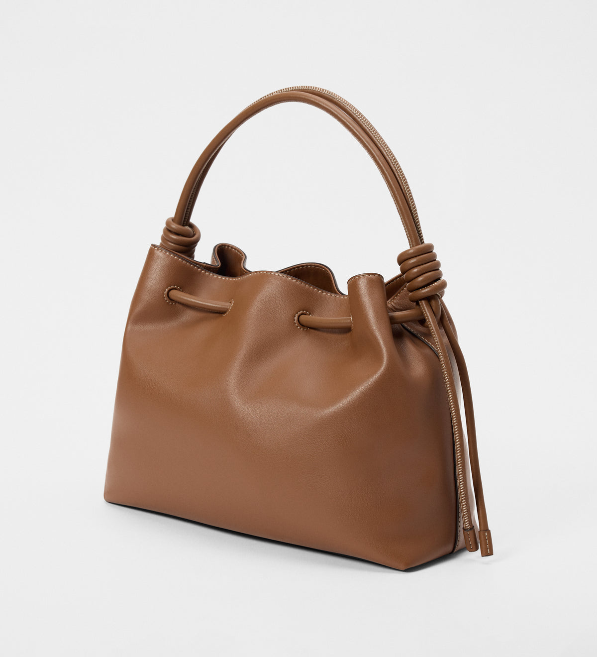Sac bonbonnière en cuir nappa