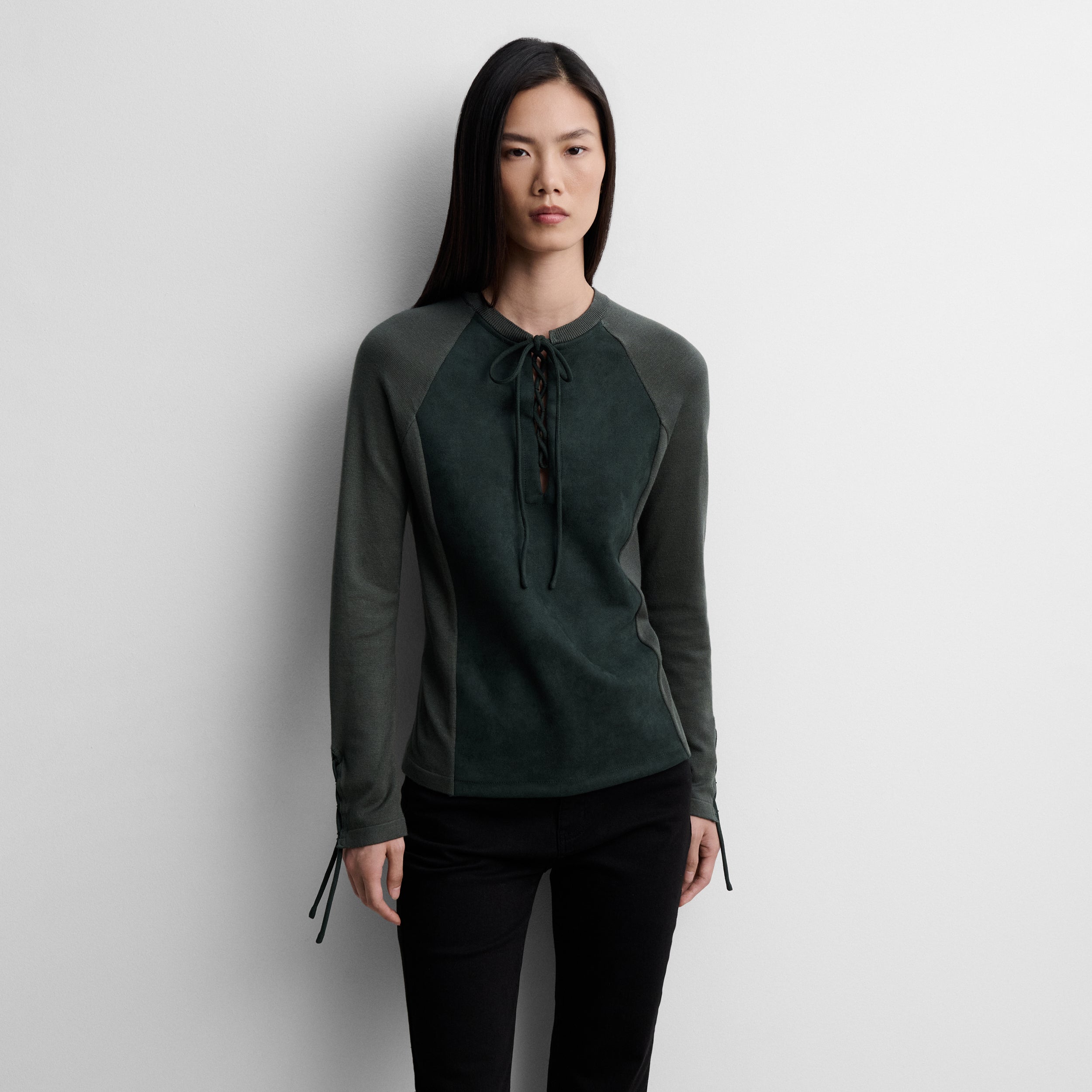 Pull bimatière