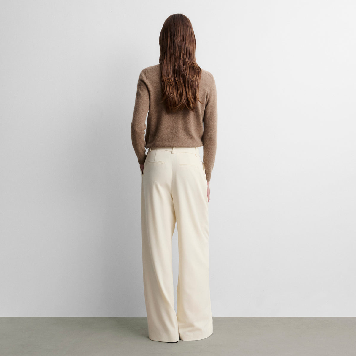 Pantalon large à pinces