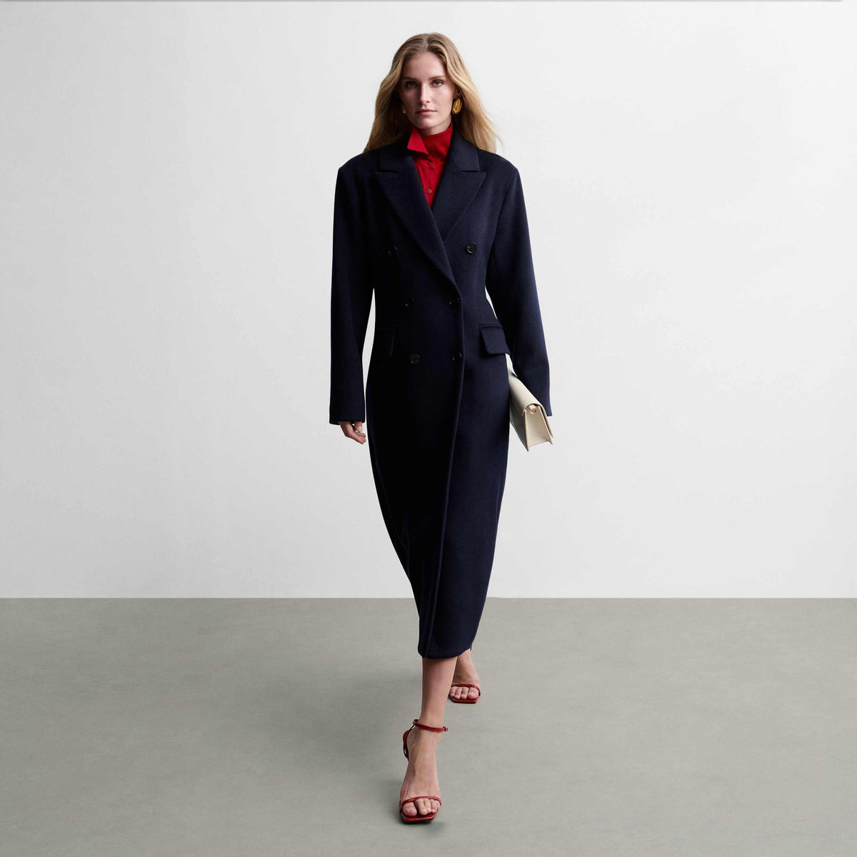 Manteau tailleur double face
