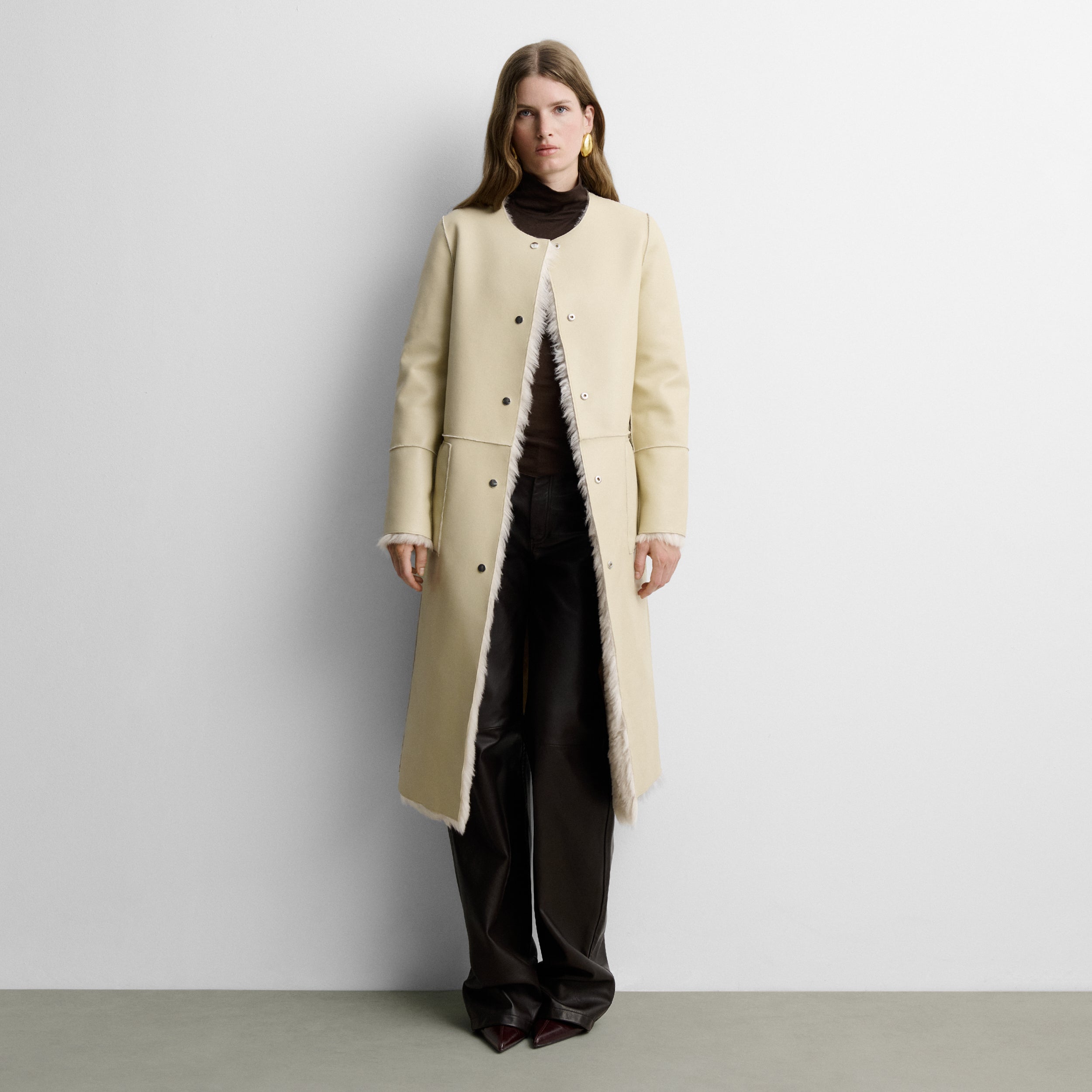 Long reversible coat