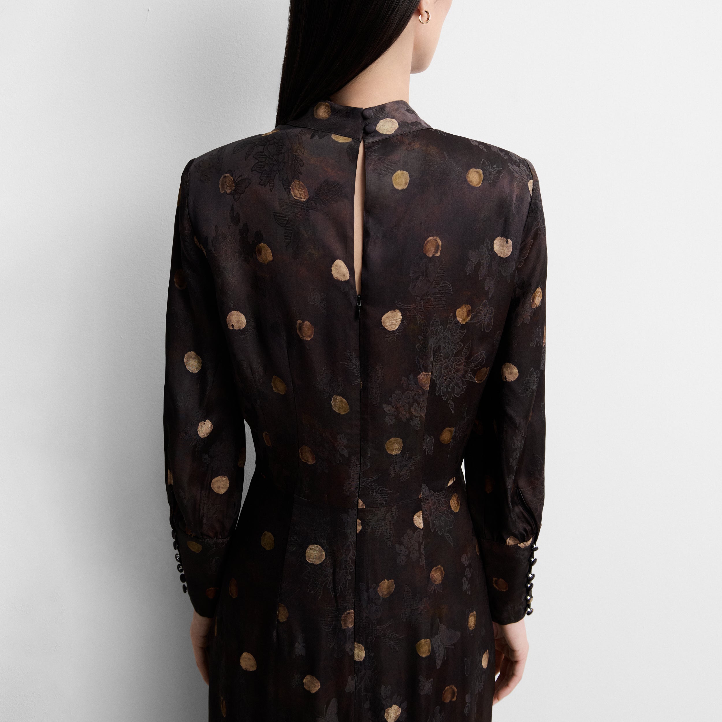 Printed midi dress