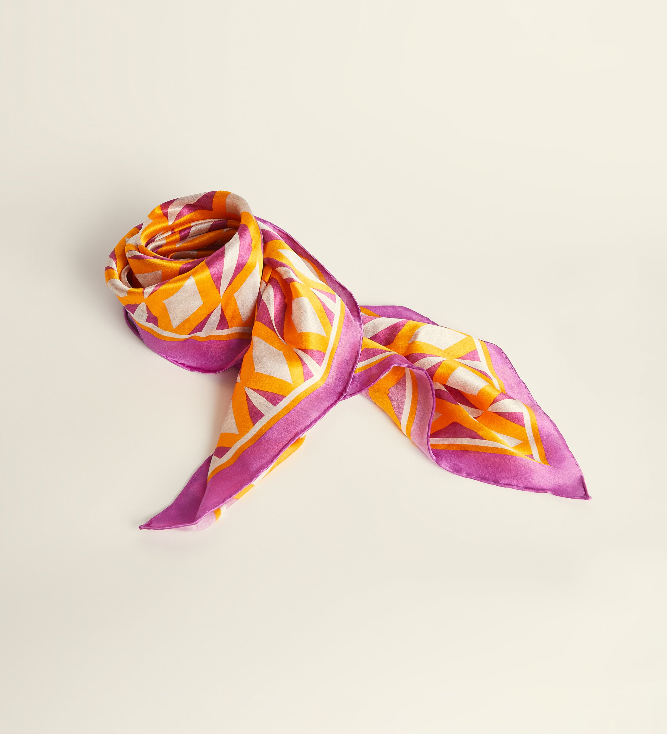 Pañuelo estampado seda