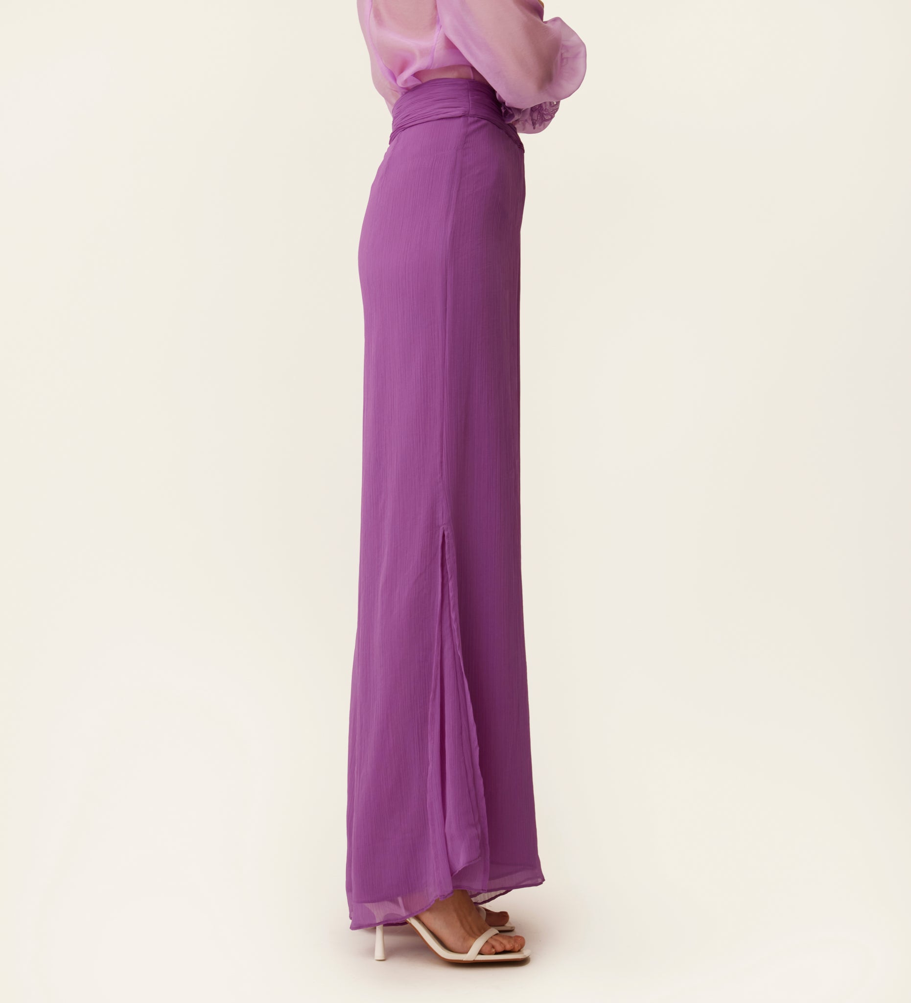 Chiffon palazzo pants