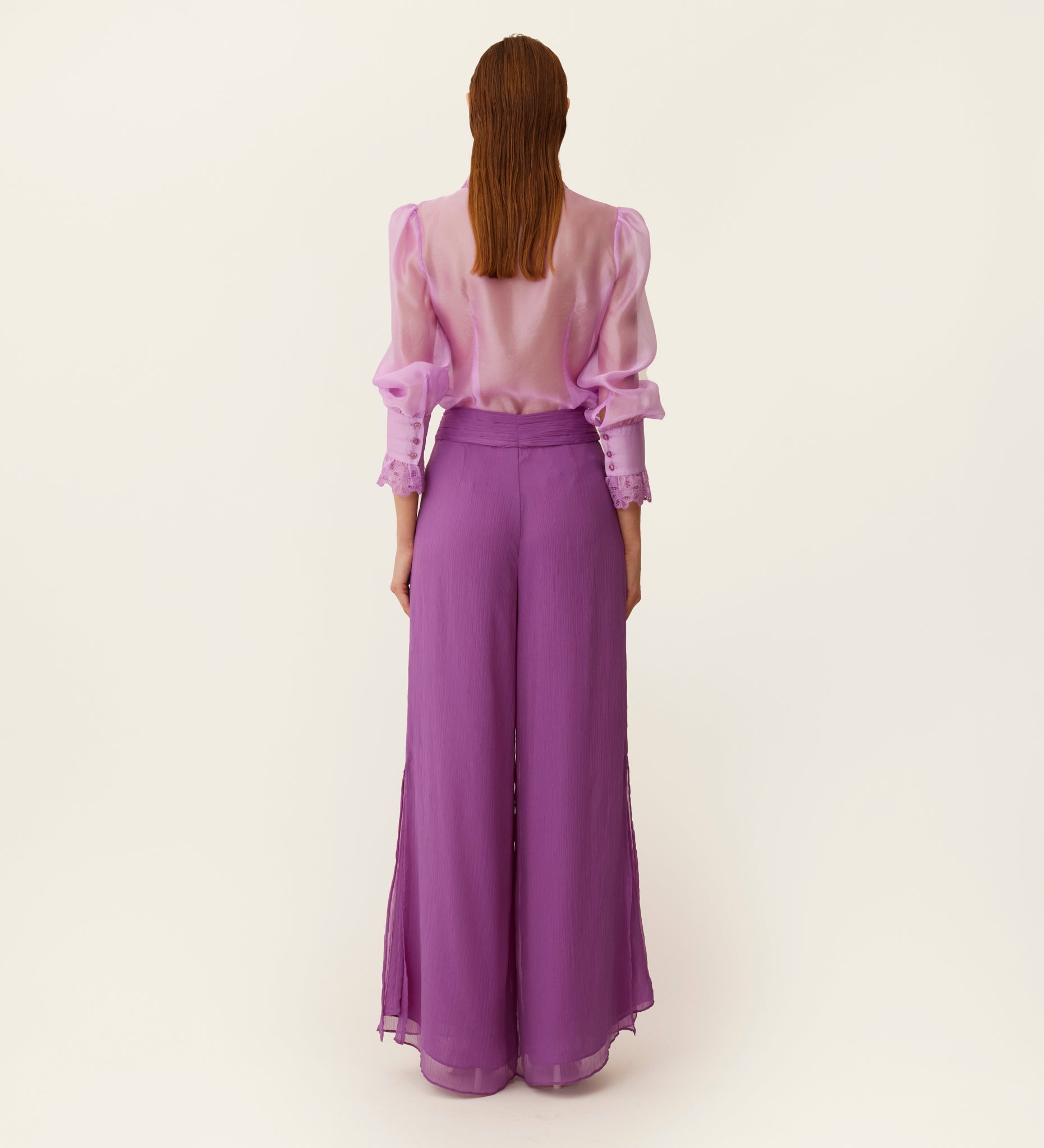Chiffon palazzo pants