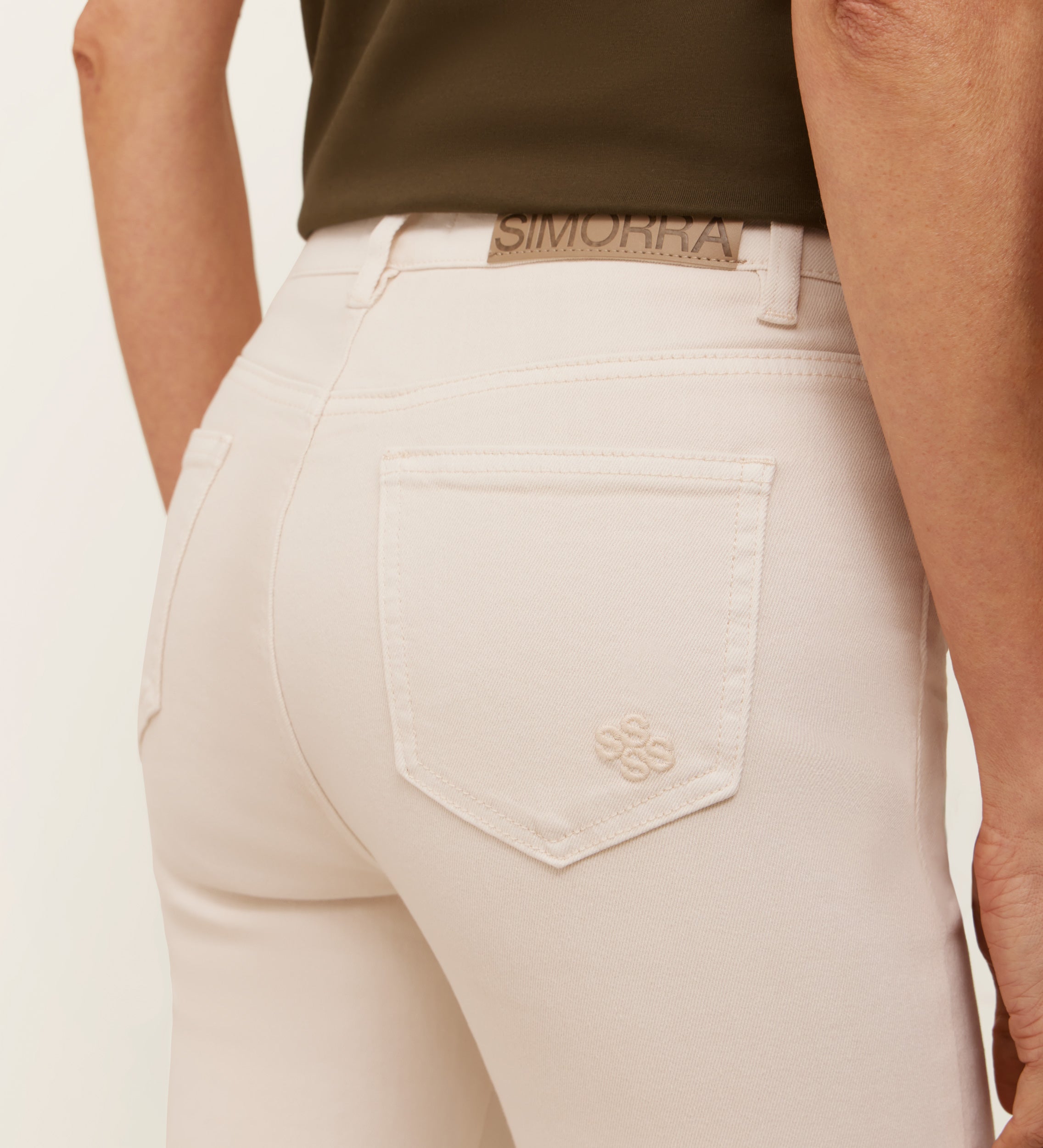 Fringe hem pants