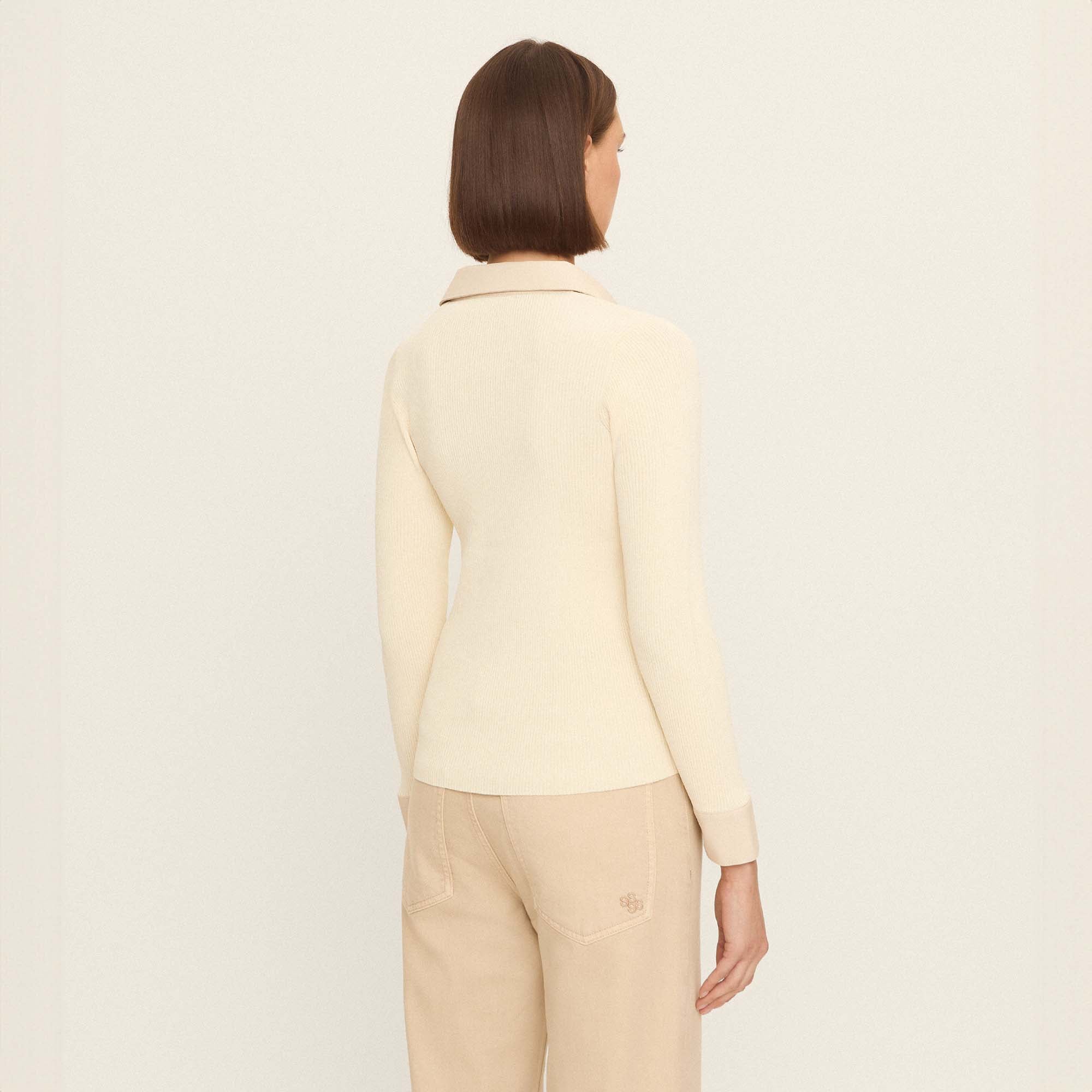 Cardigan en maille avec éco-cuir