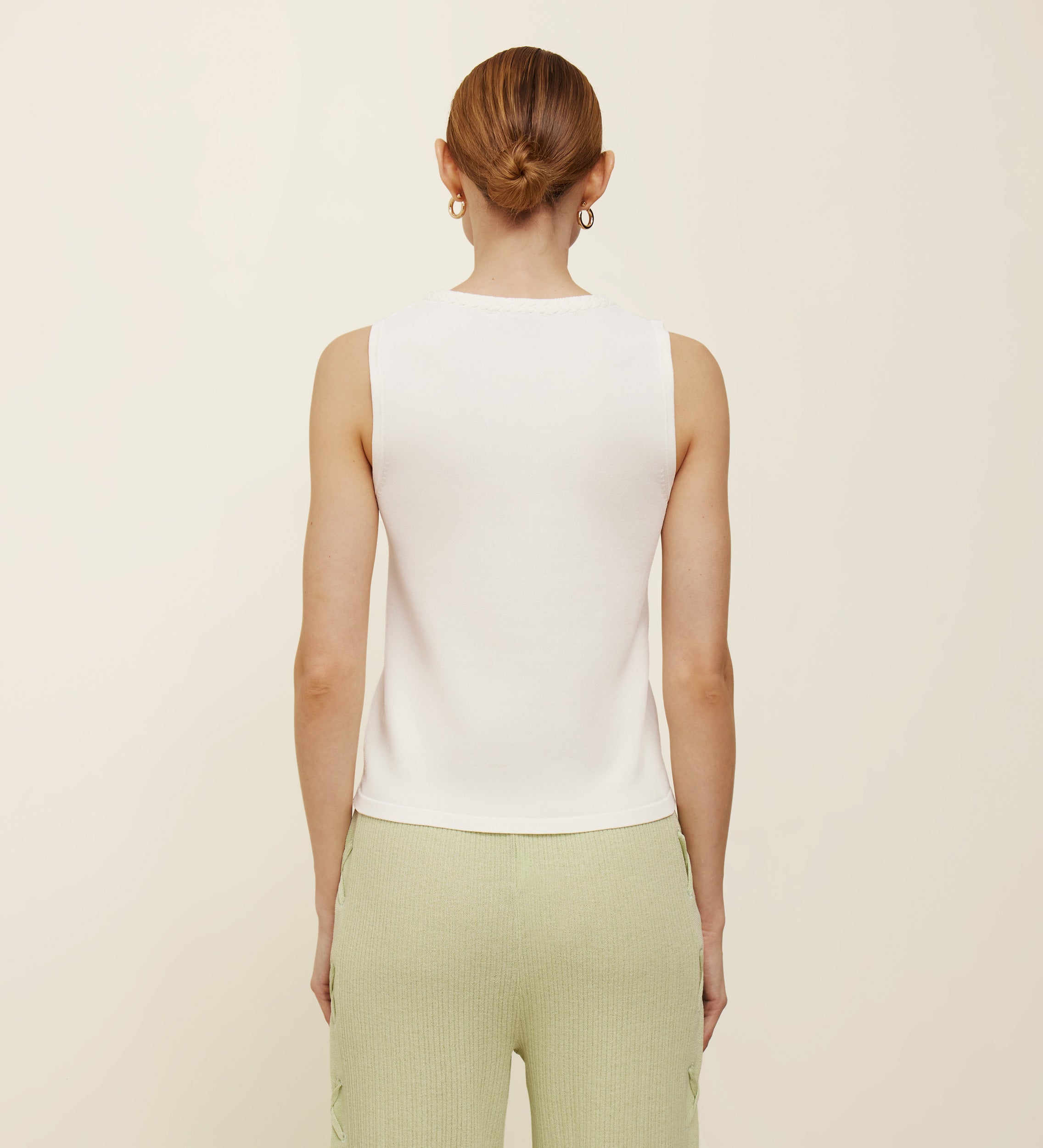 Top tricot sisado