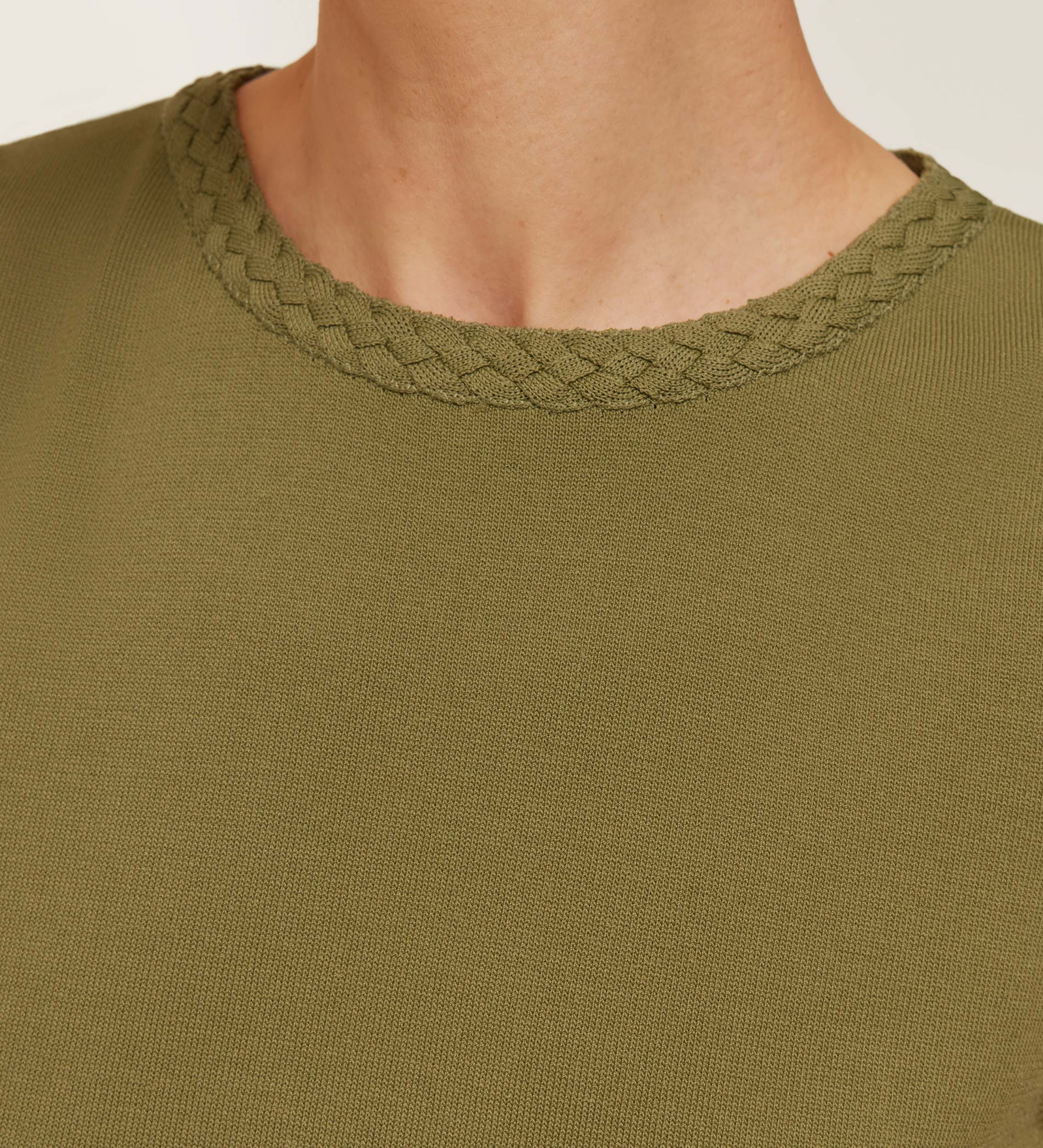 Tricot top with armholes