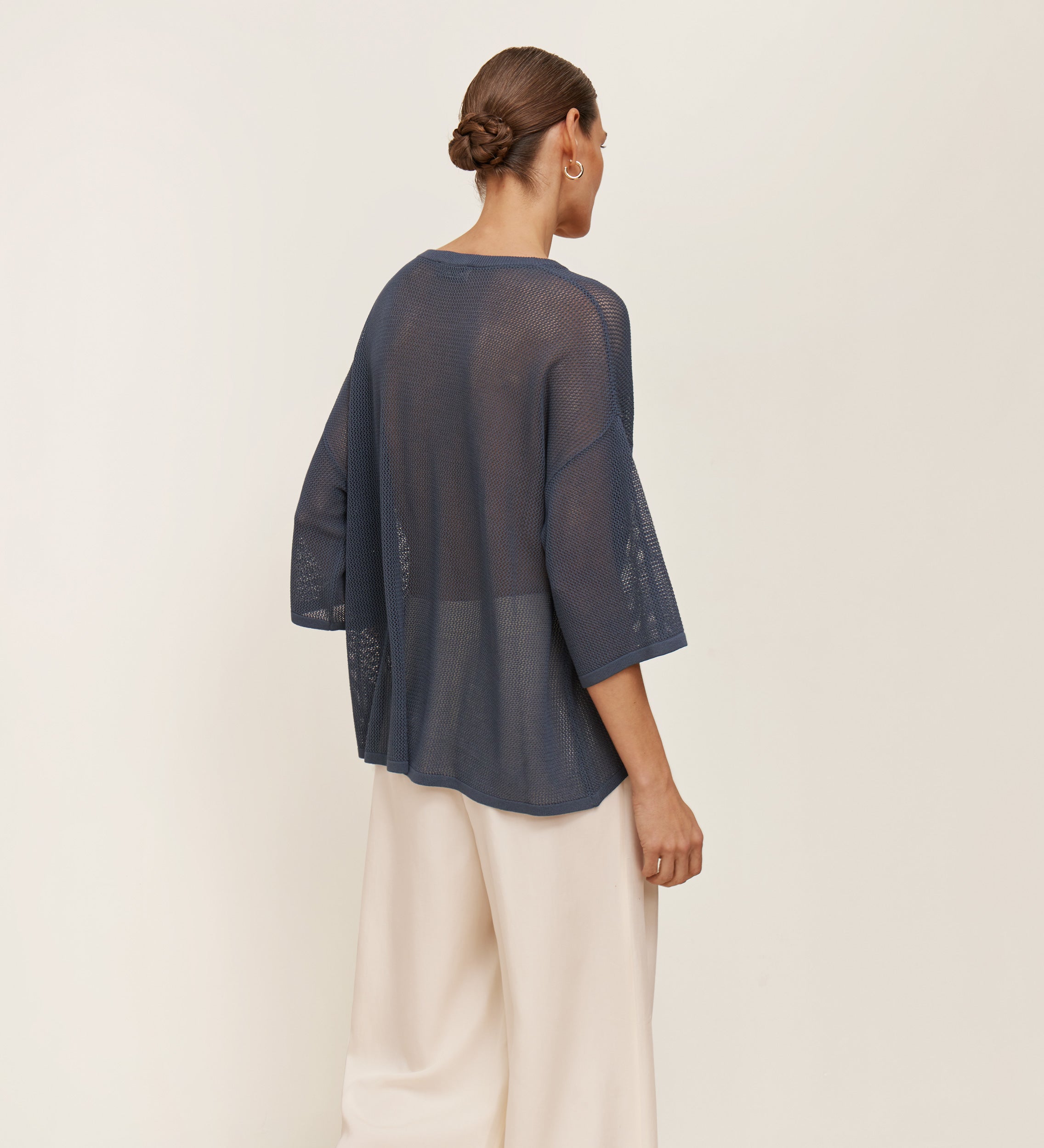 Logo openwork jumper