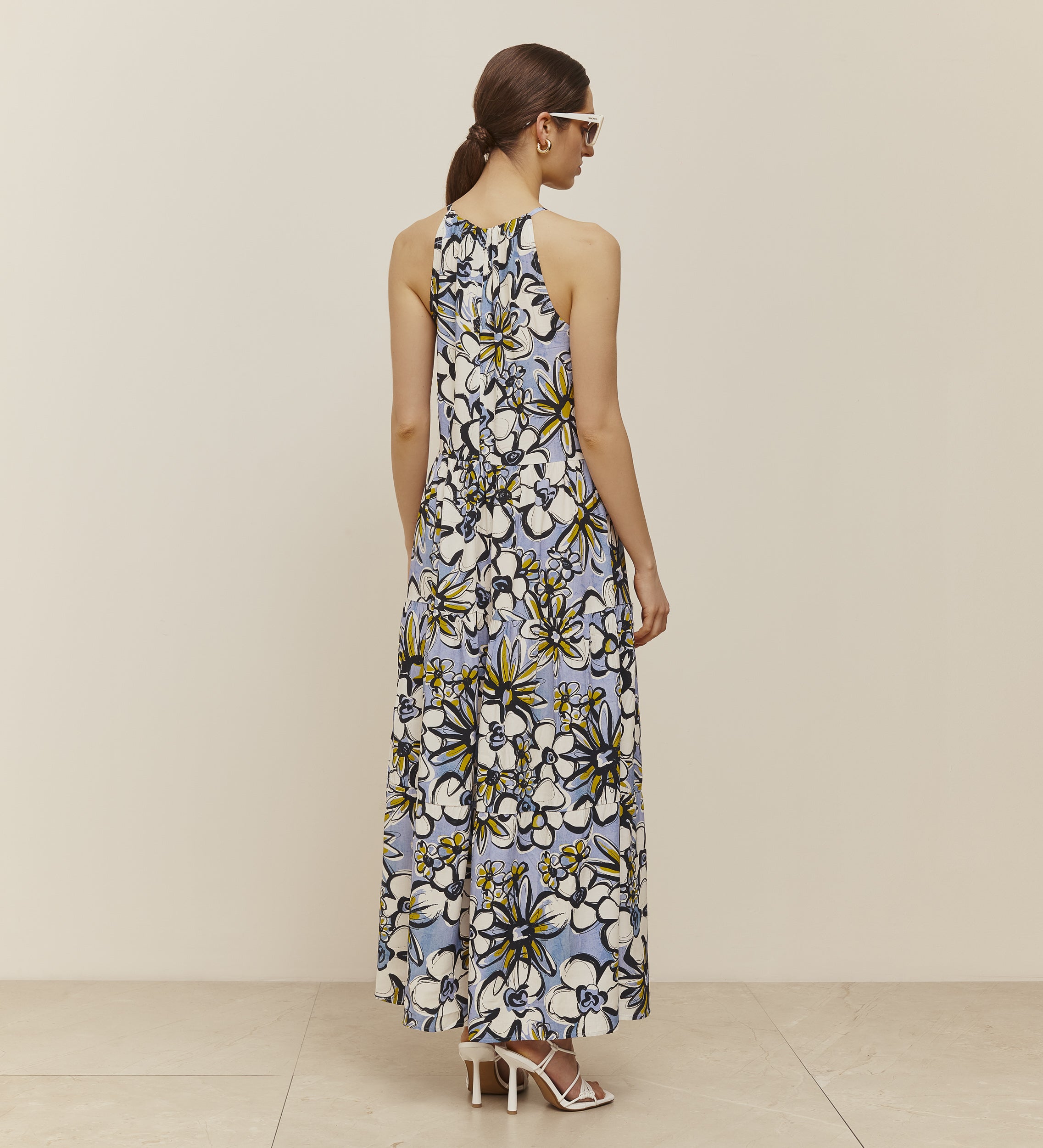 Long printed dress