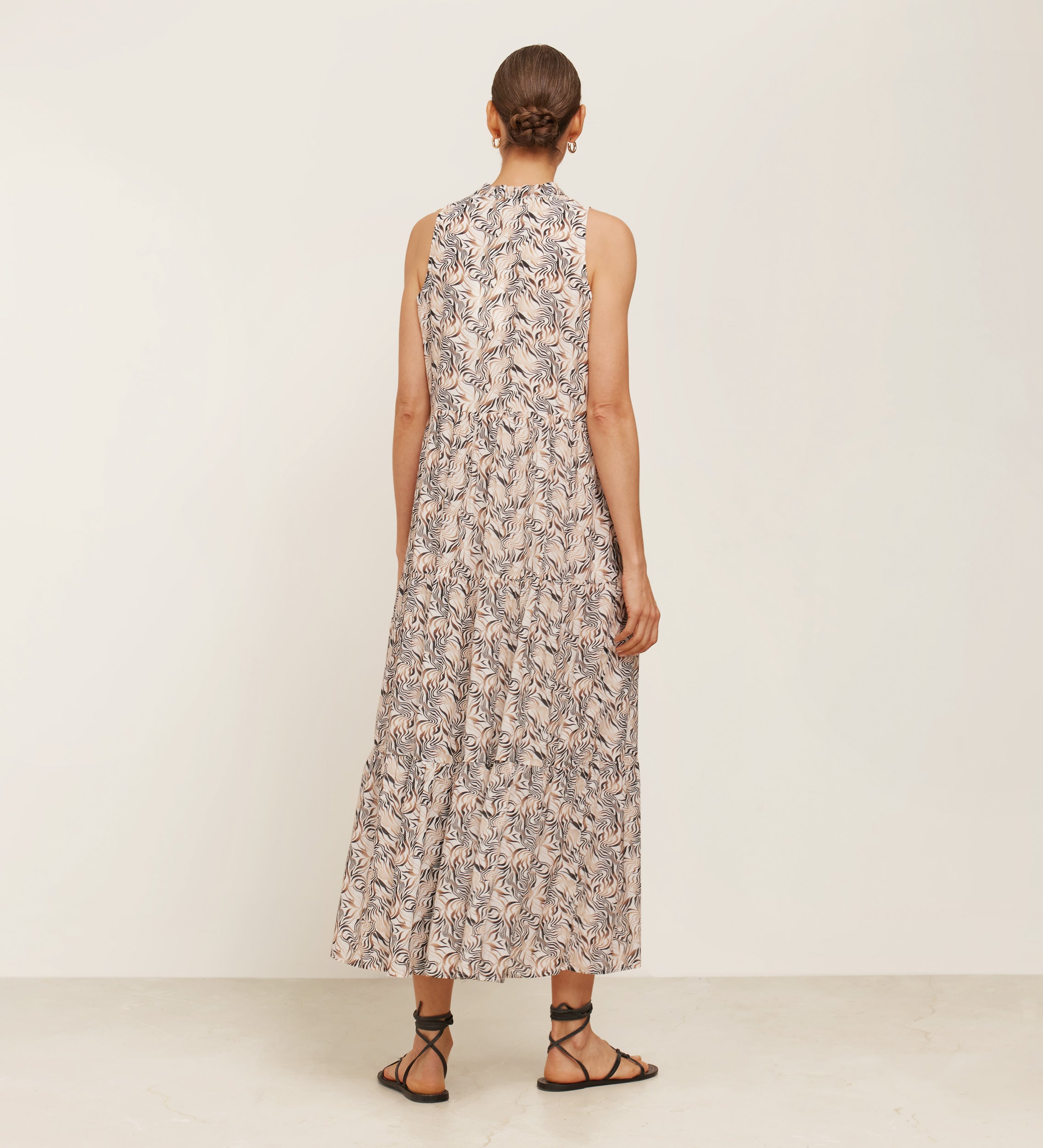 Vestido pisos estampado