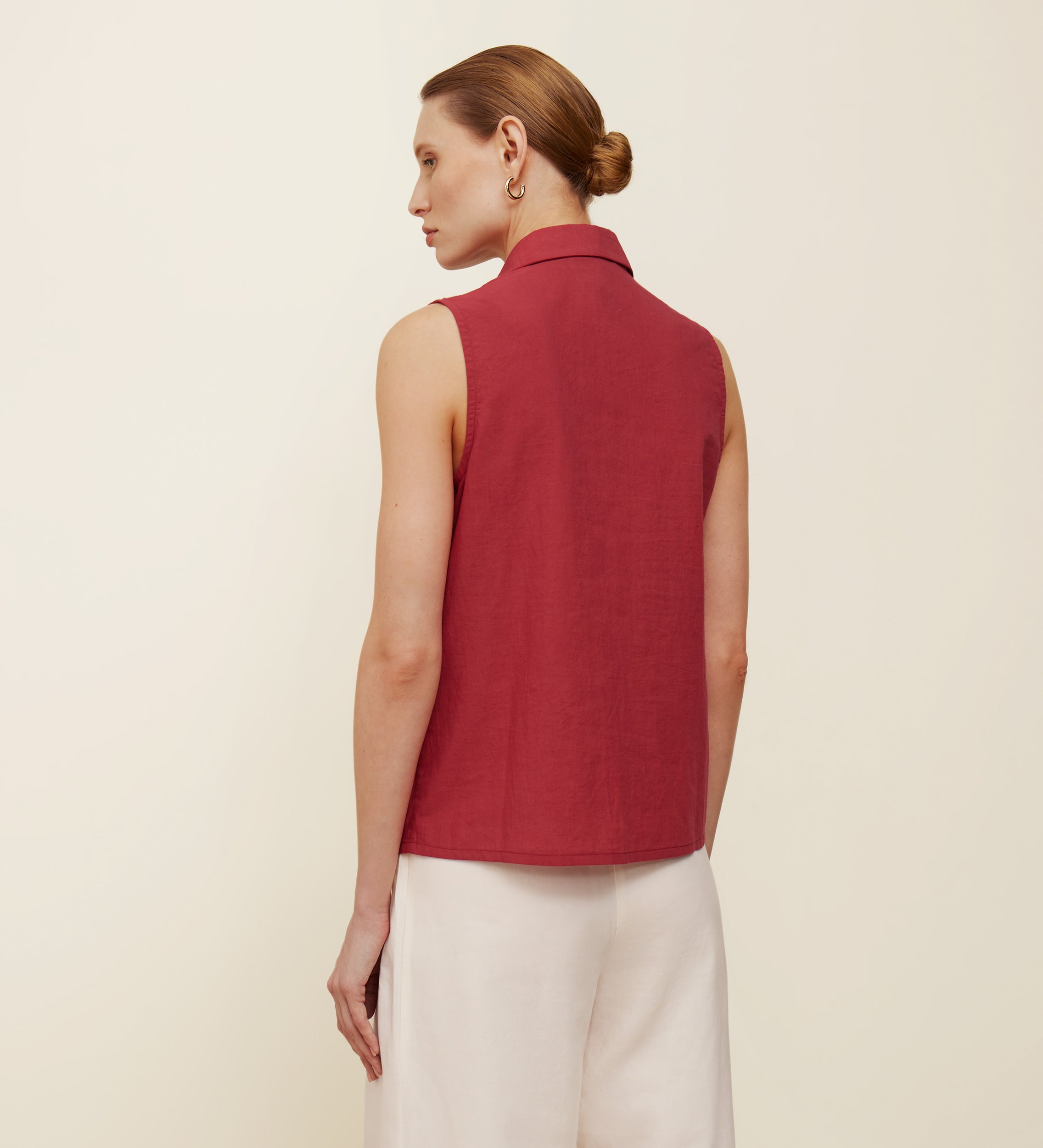 Embroidered ribbon top