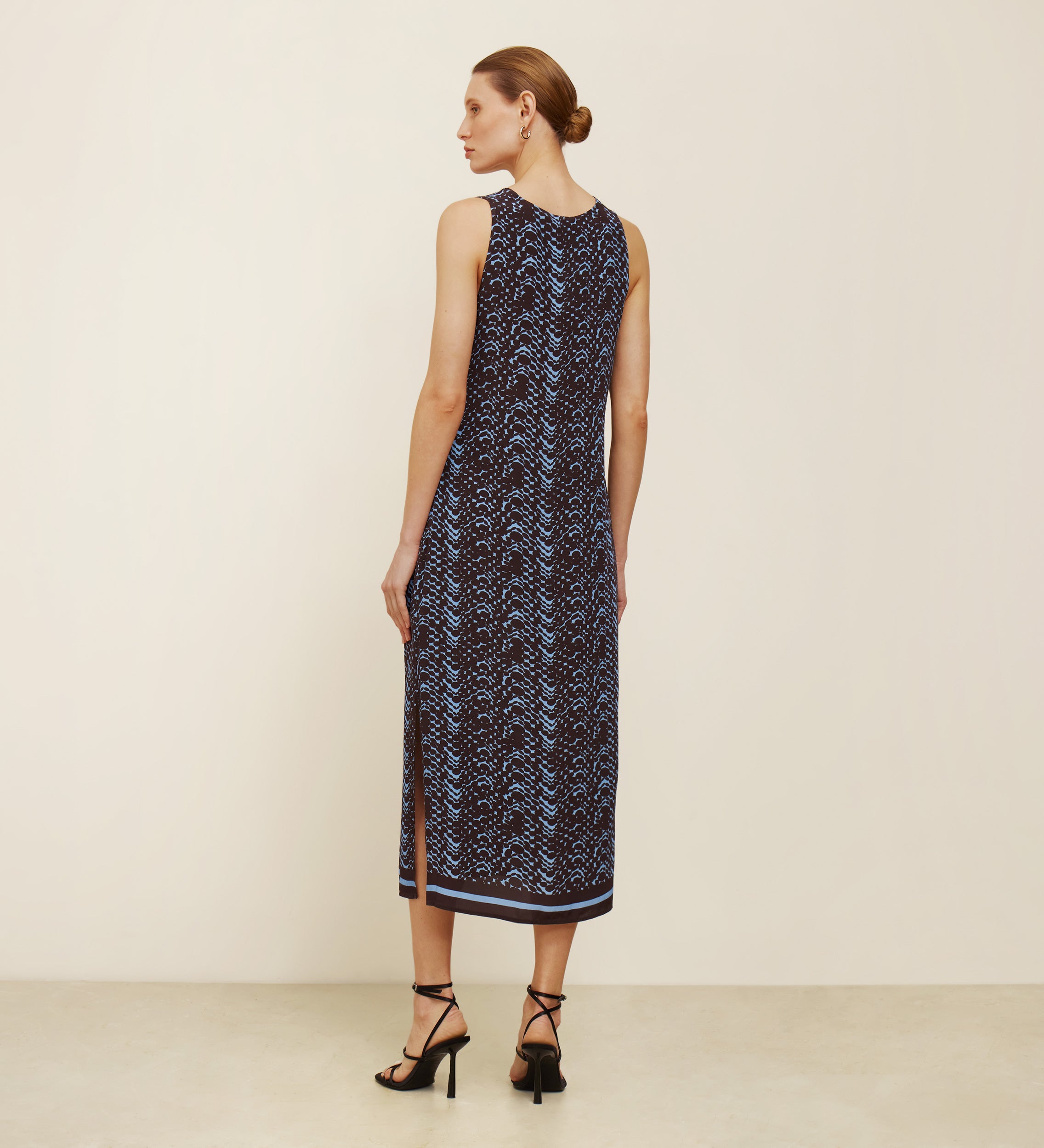 Robe midi imprimée