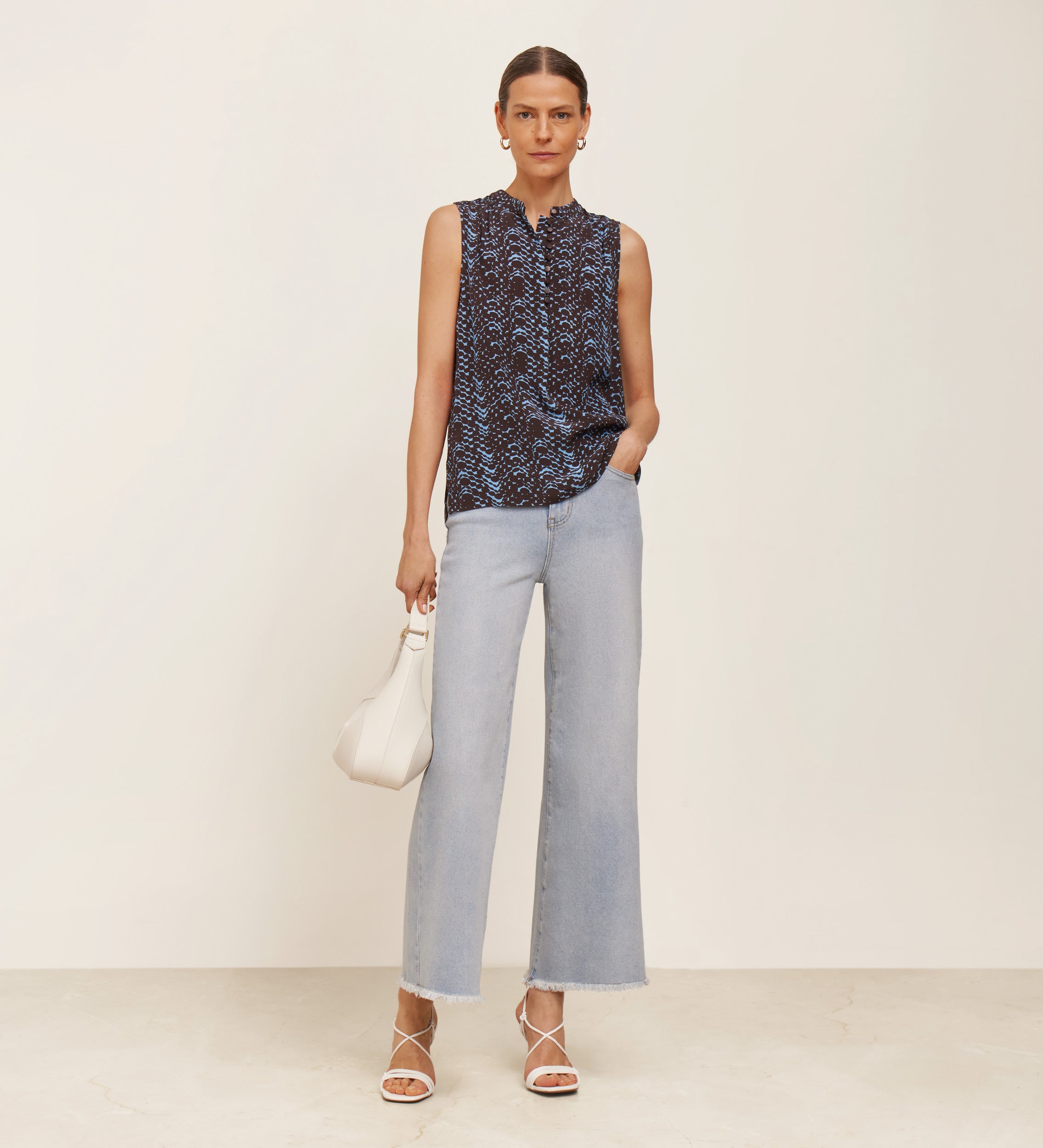Blusa sisada estampada