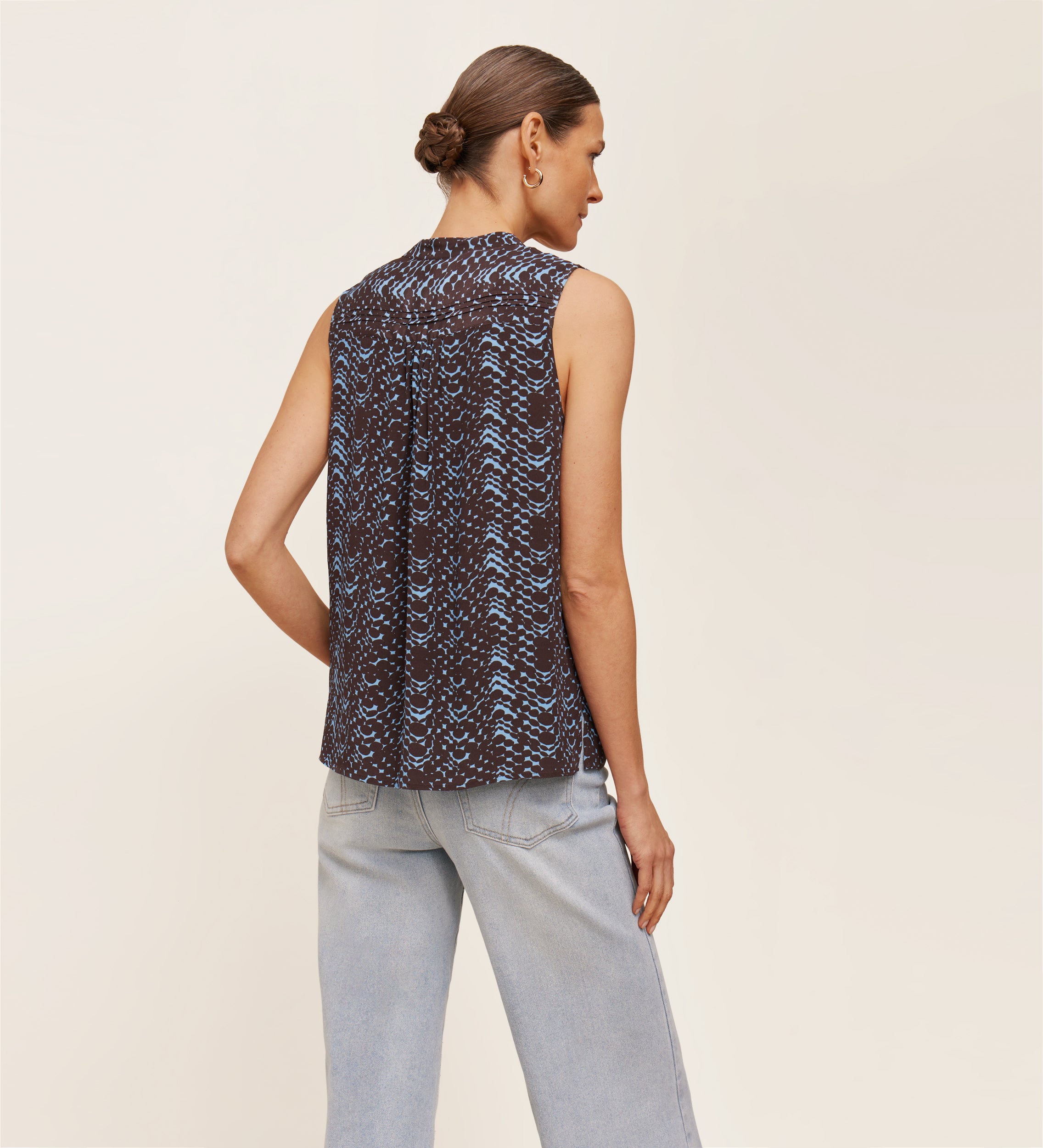 Blusa sisada estampada
