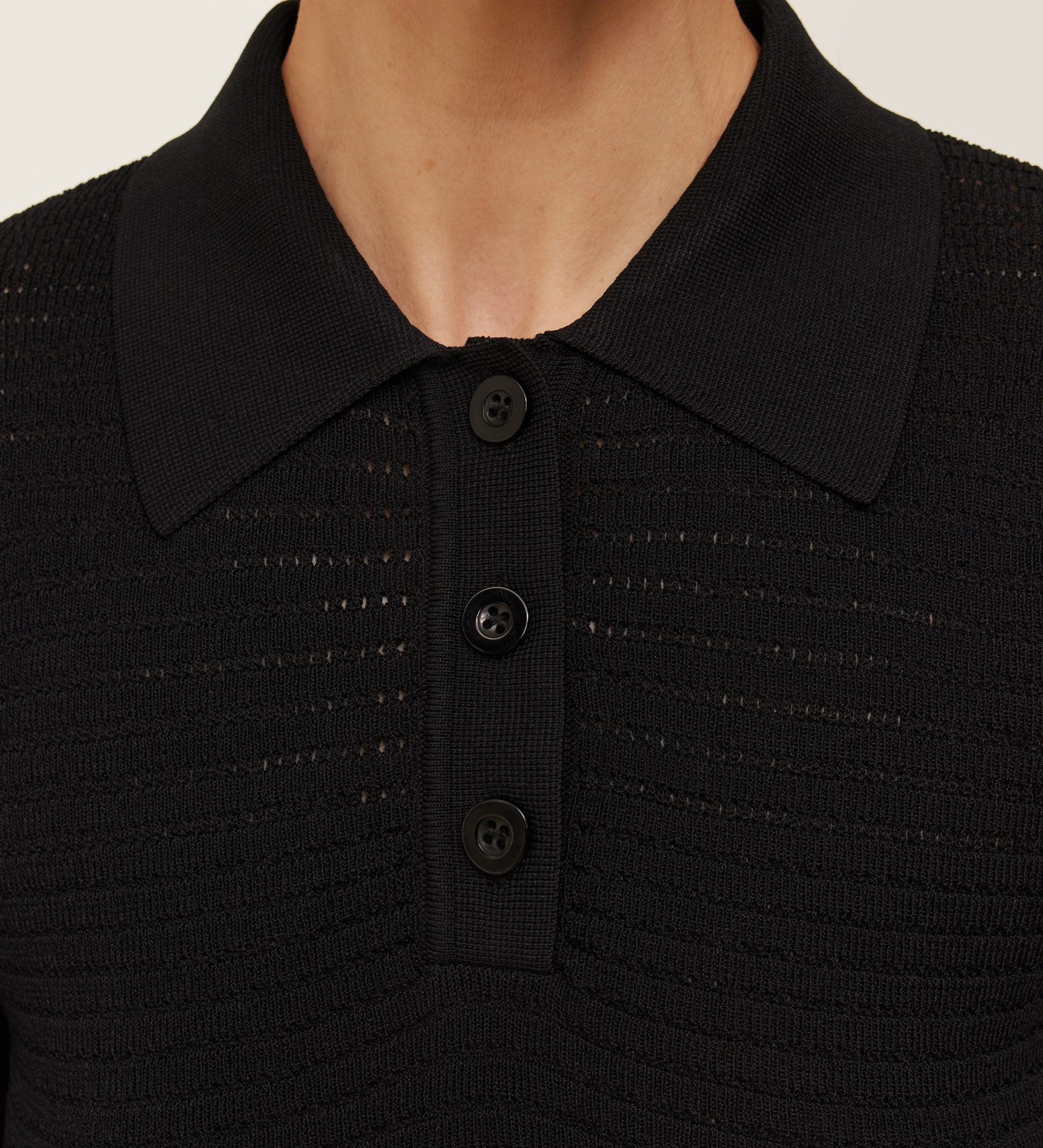 Top tricot polo