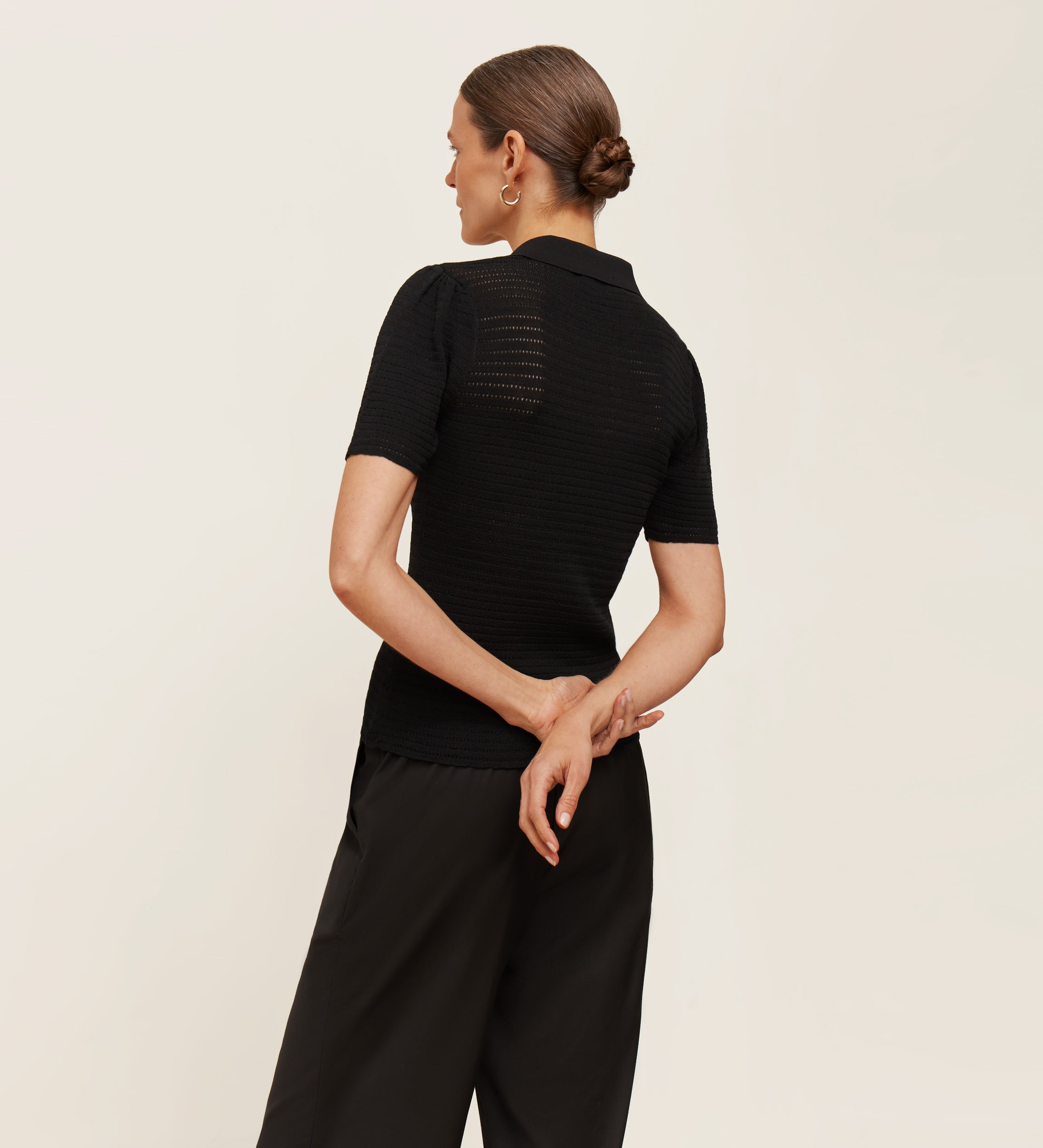 Top tricot polo
