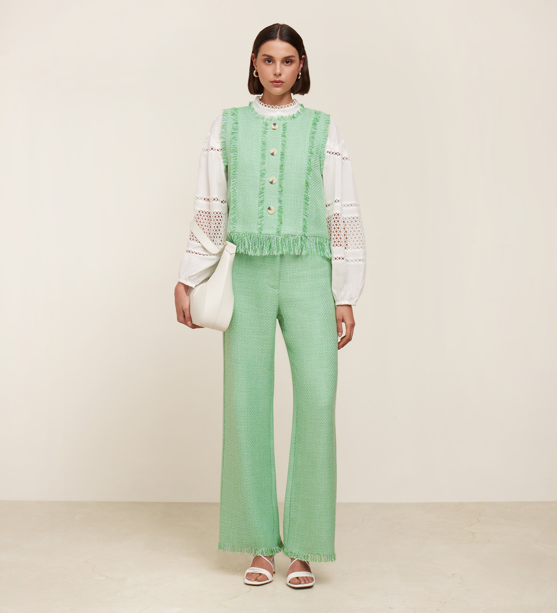 Pantalon tweed