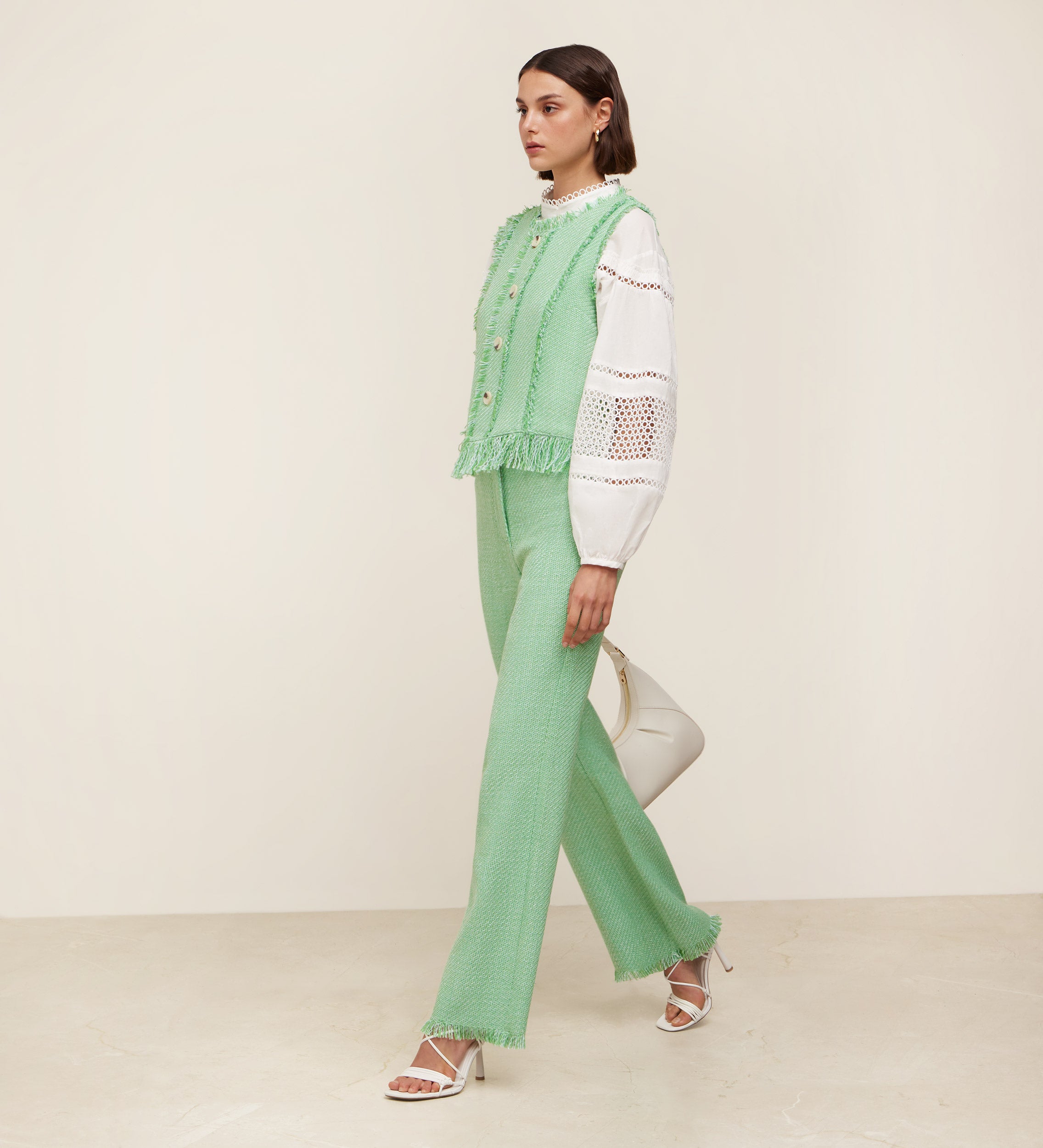 Pantalon tweed