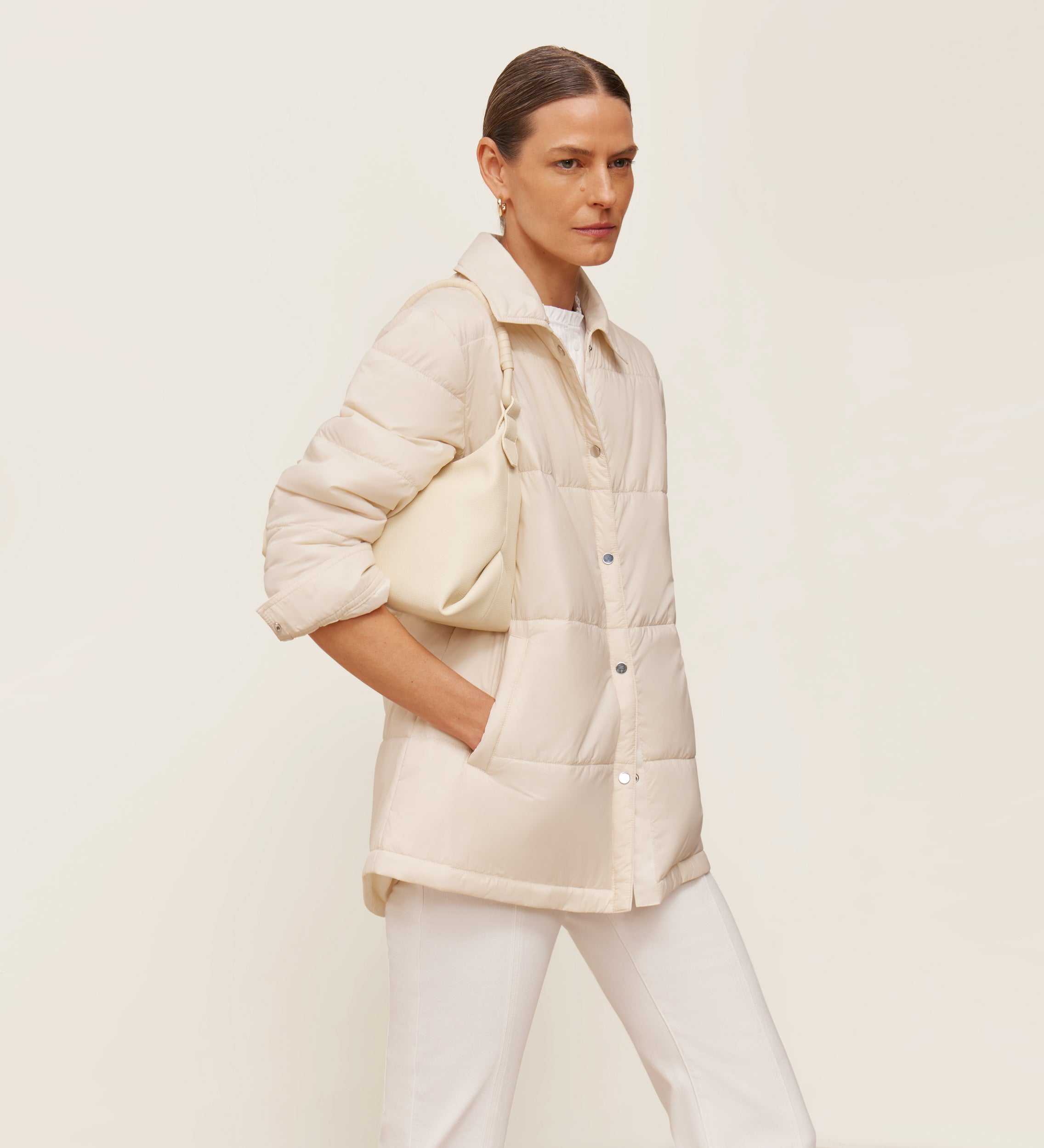 Parka courte réversible