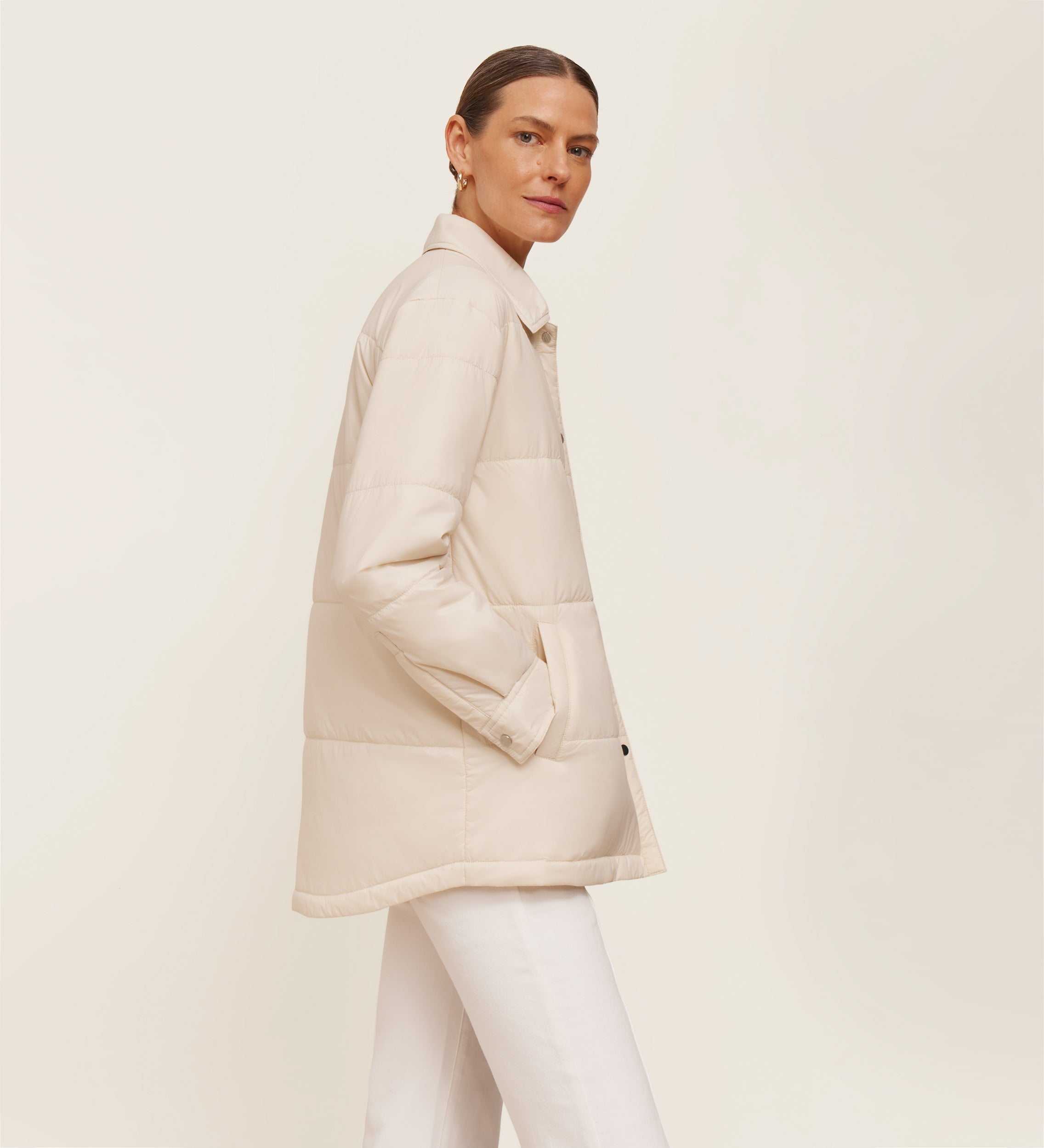 Parka courte réversible