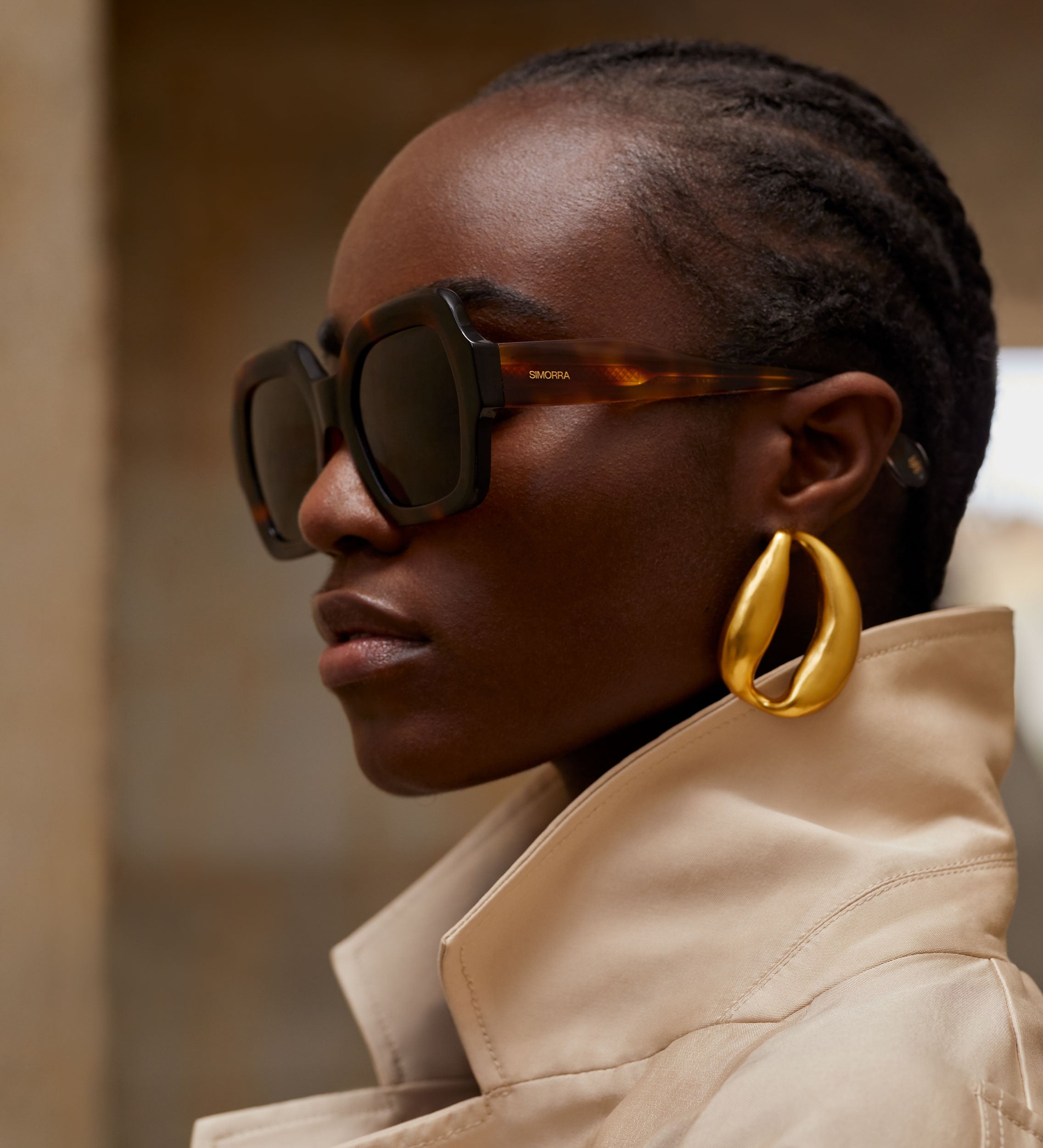 Lunettes de soleil carrées
