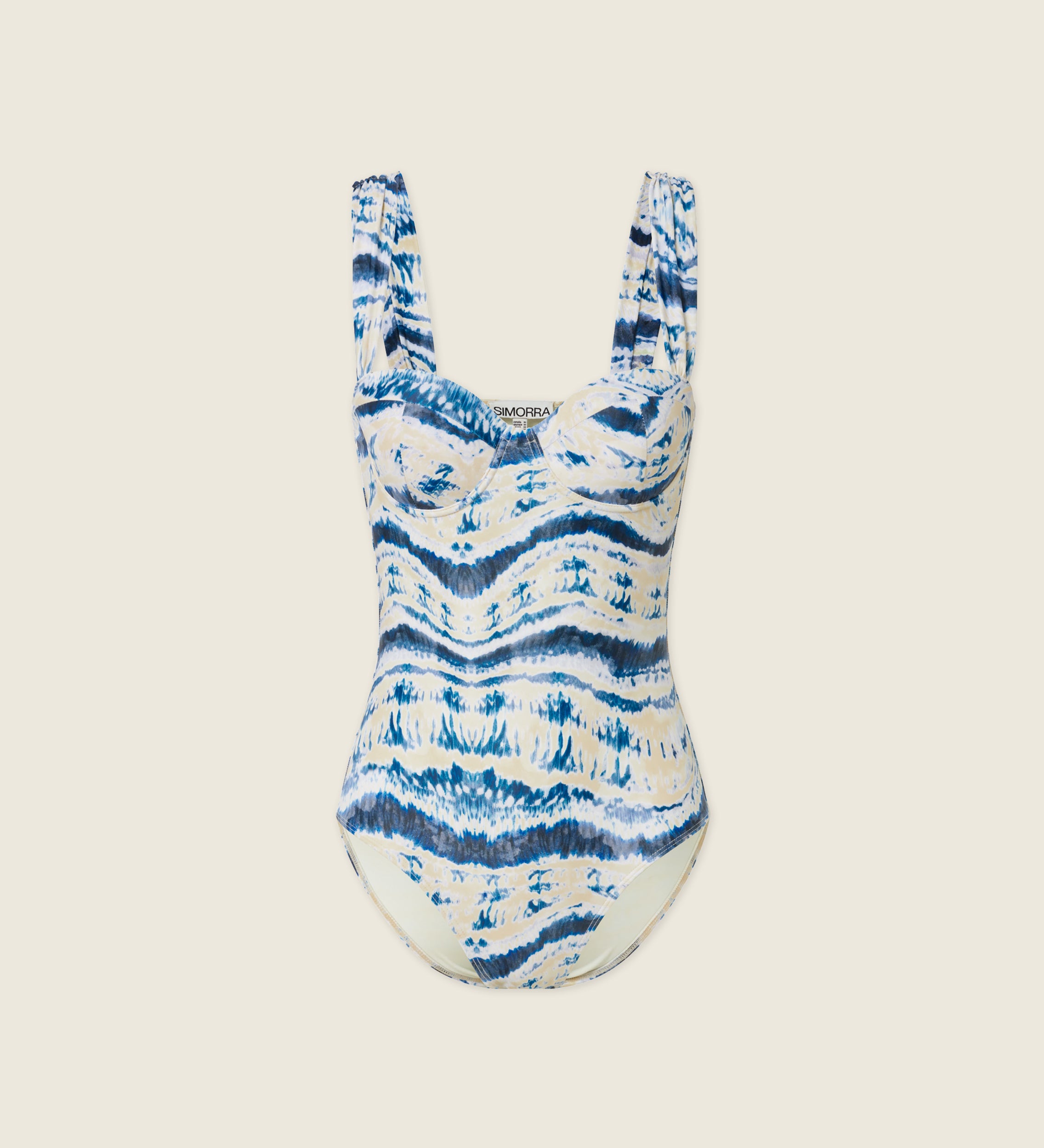 Bañador conformado estampado