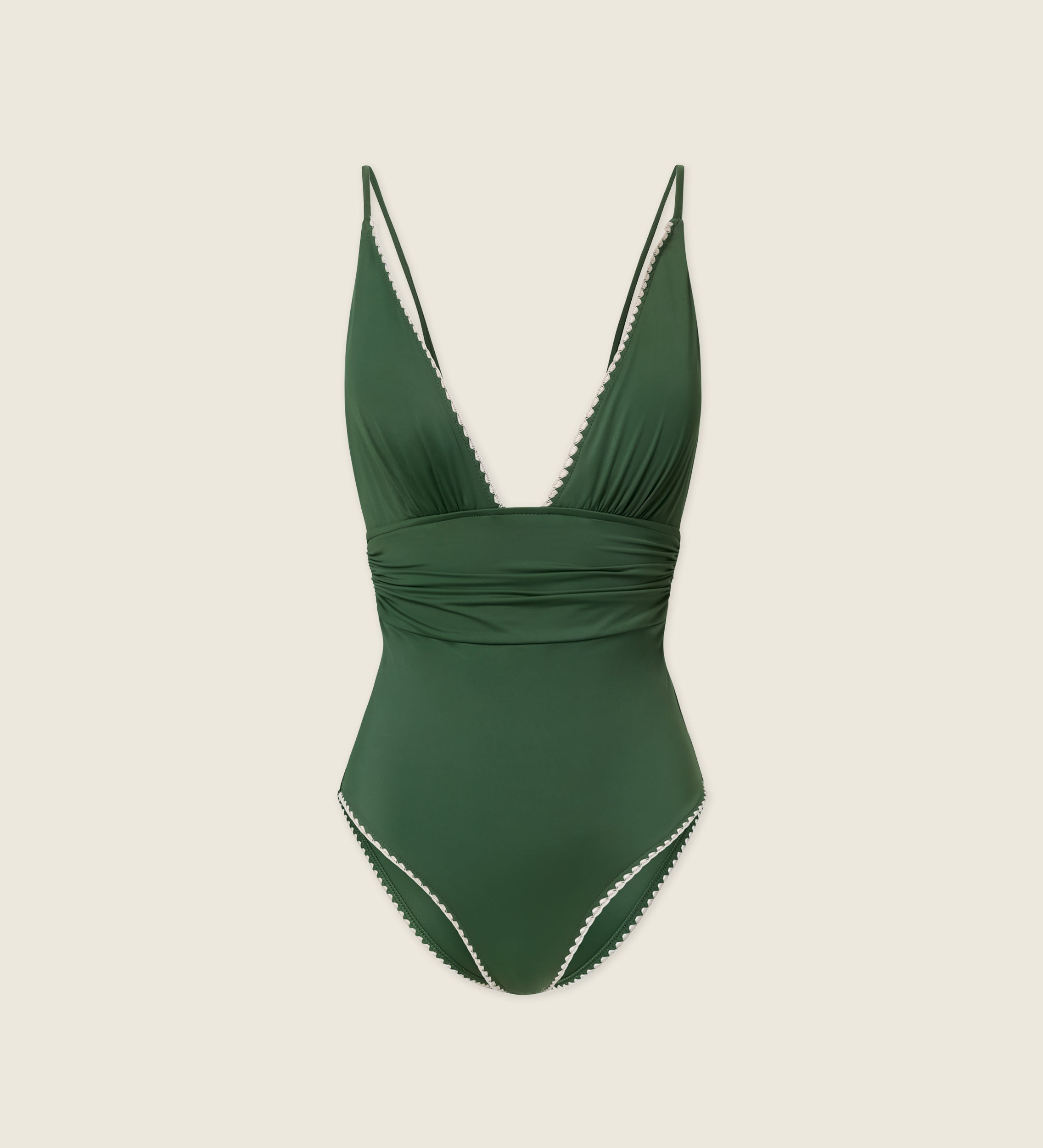V-neck swimsuit