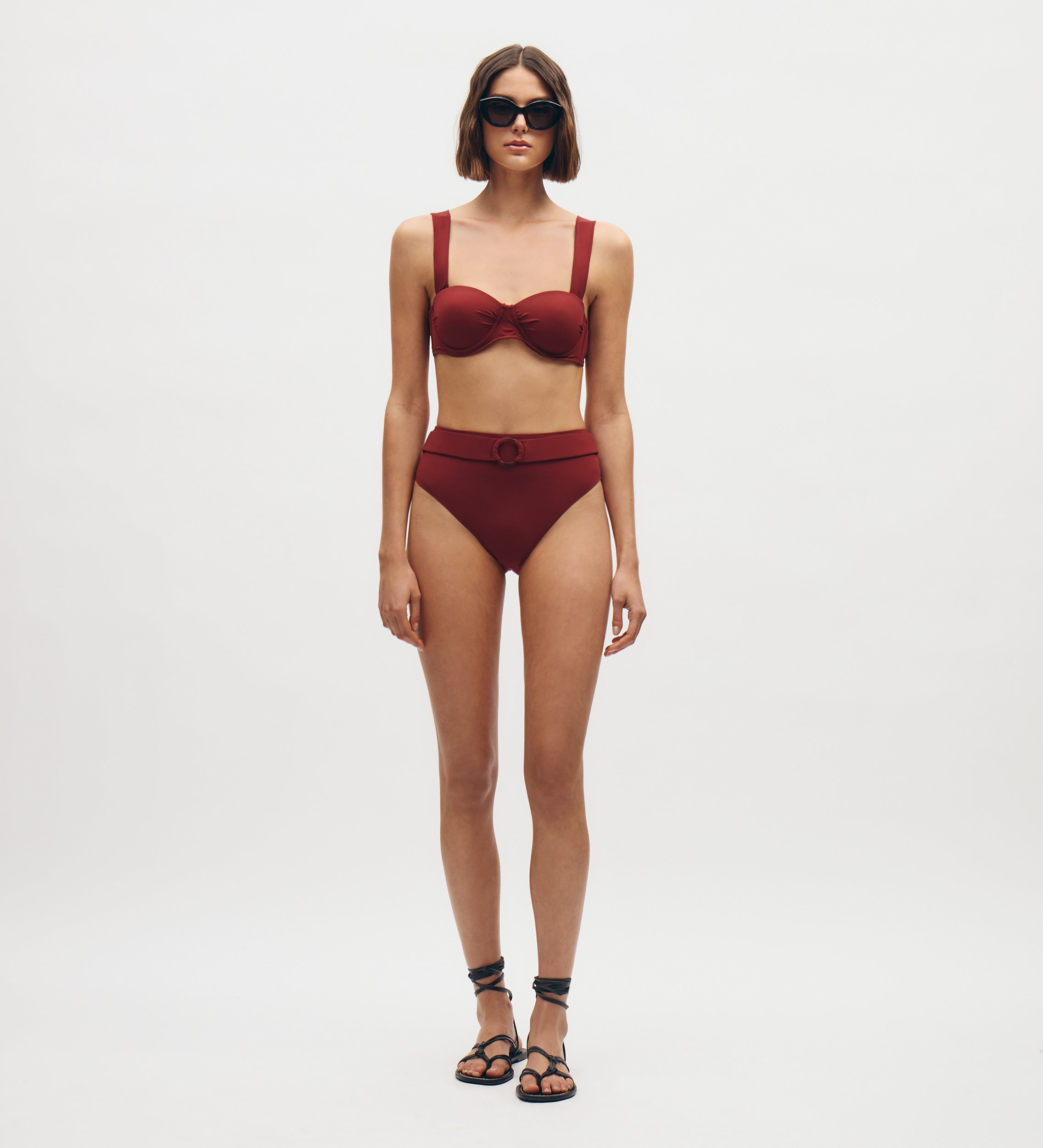 Shaped bikini top