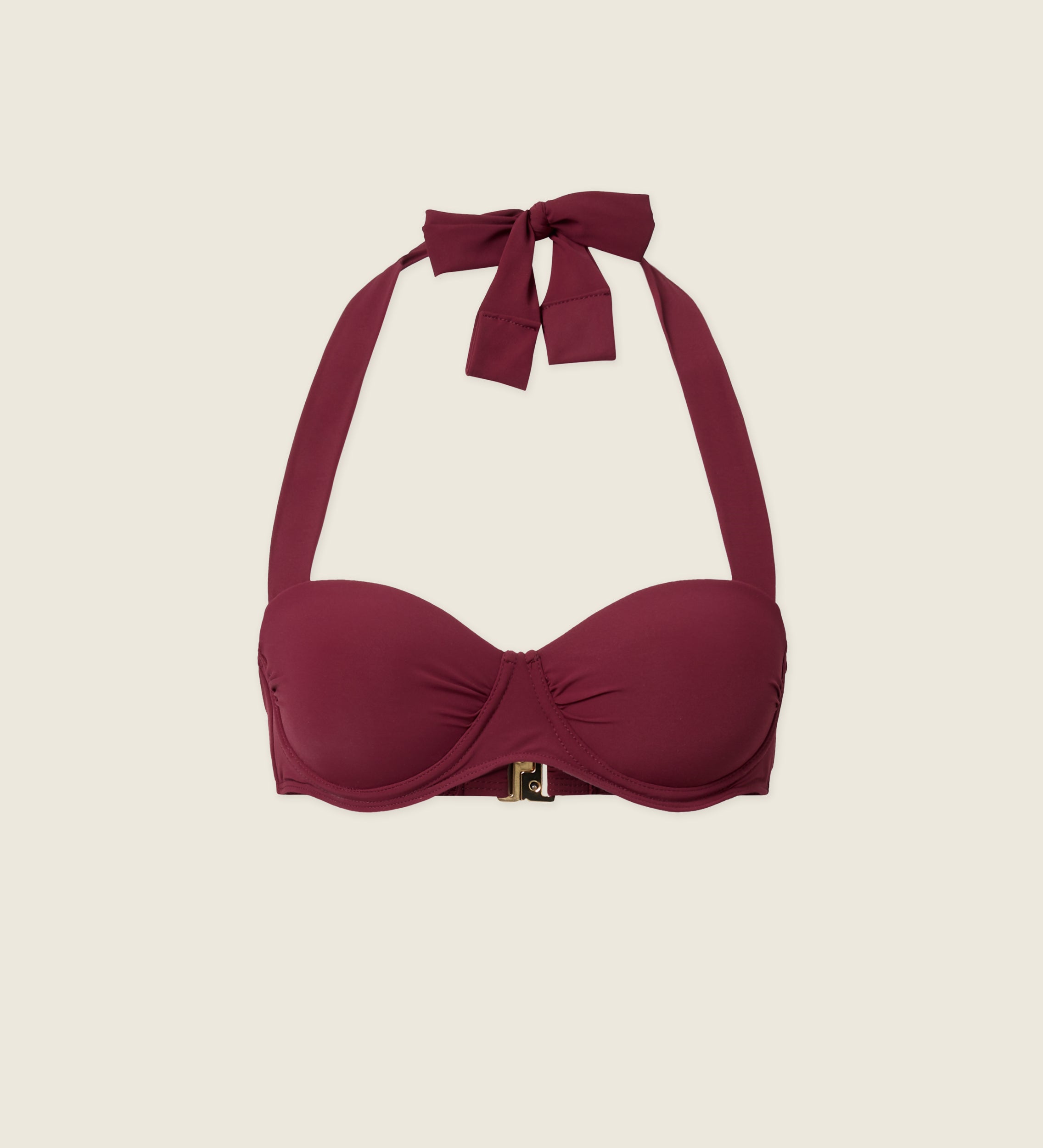 Shaped bikini top