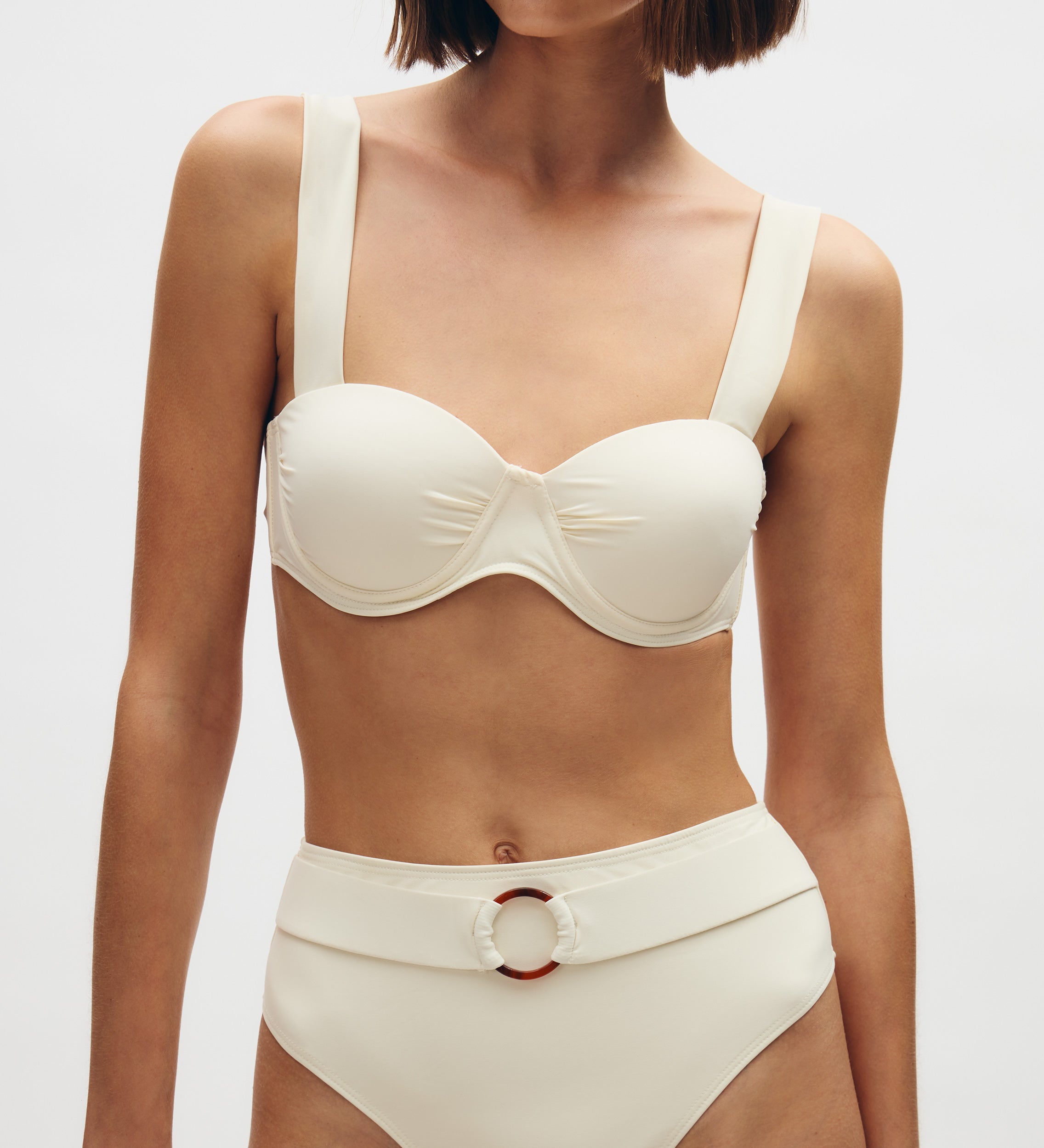 Bas de bikini taille haute