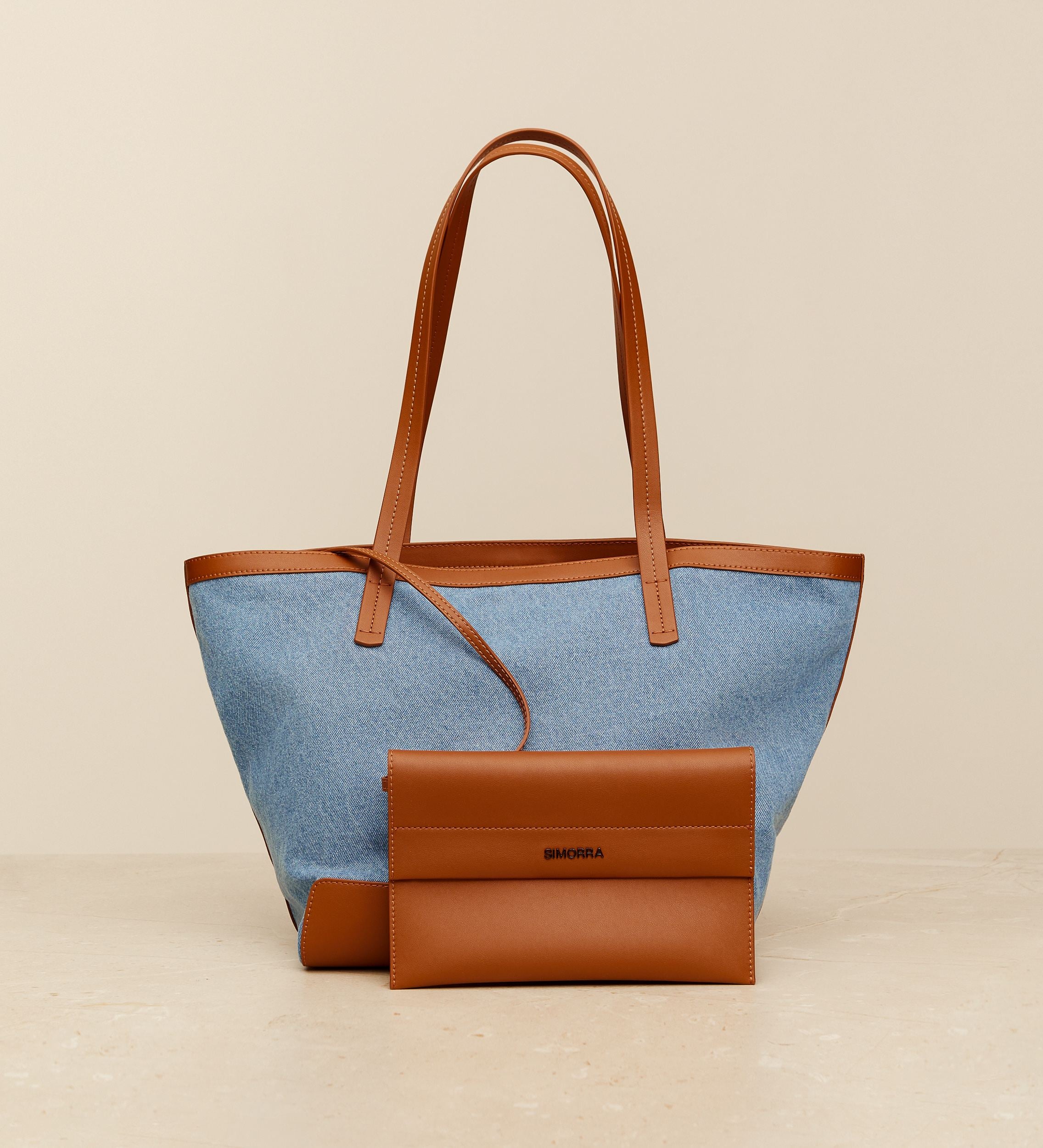 Denim tote bag