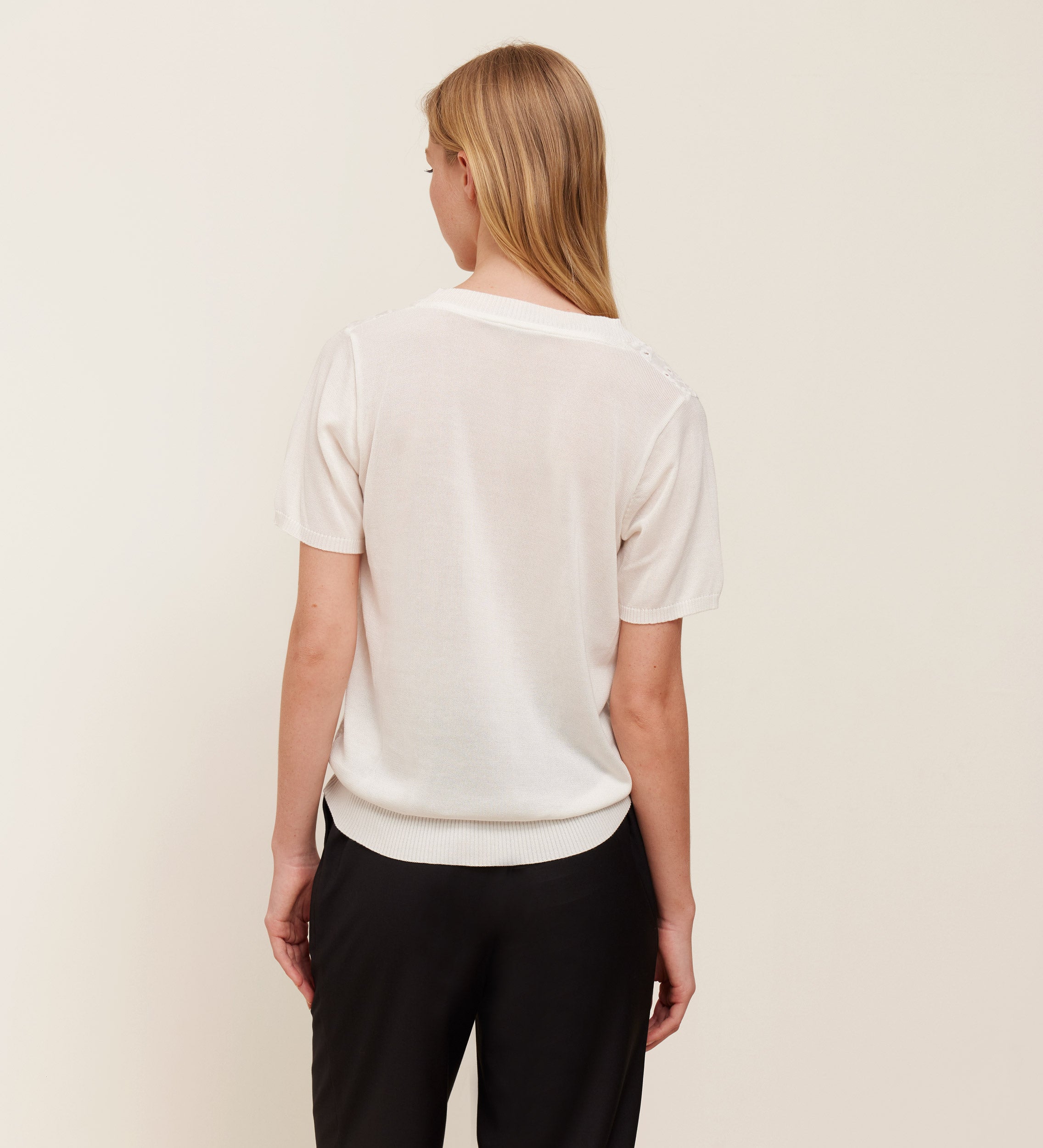 Haut en tricot à manches