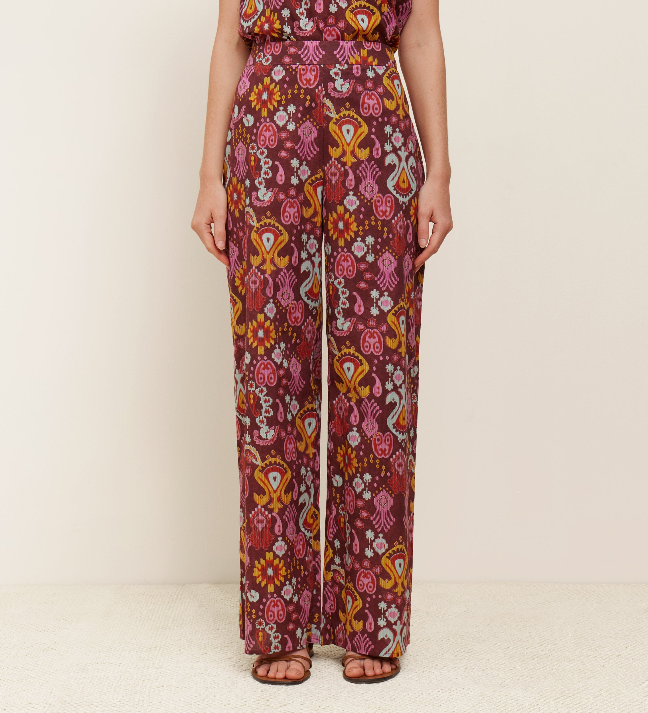 Pantalon imprimé fluide
