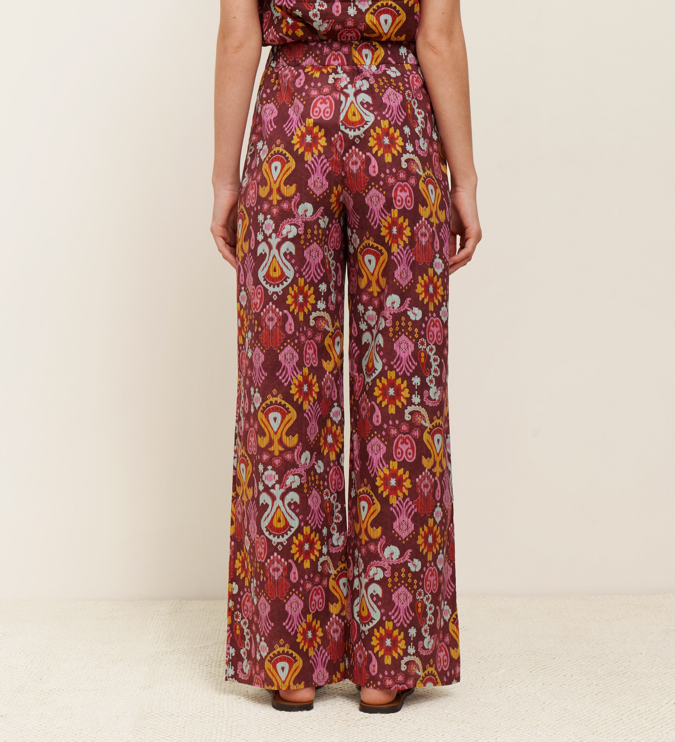Pantalon imprimé fluide