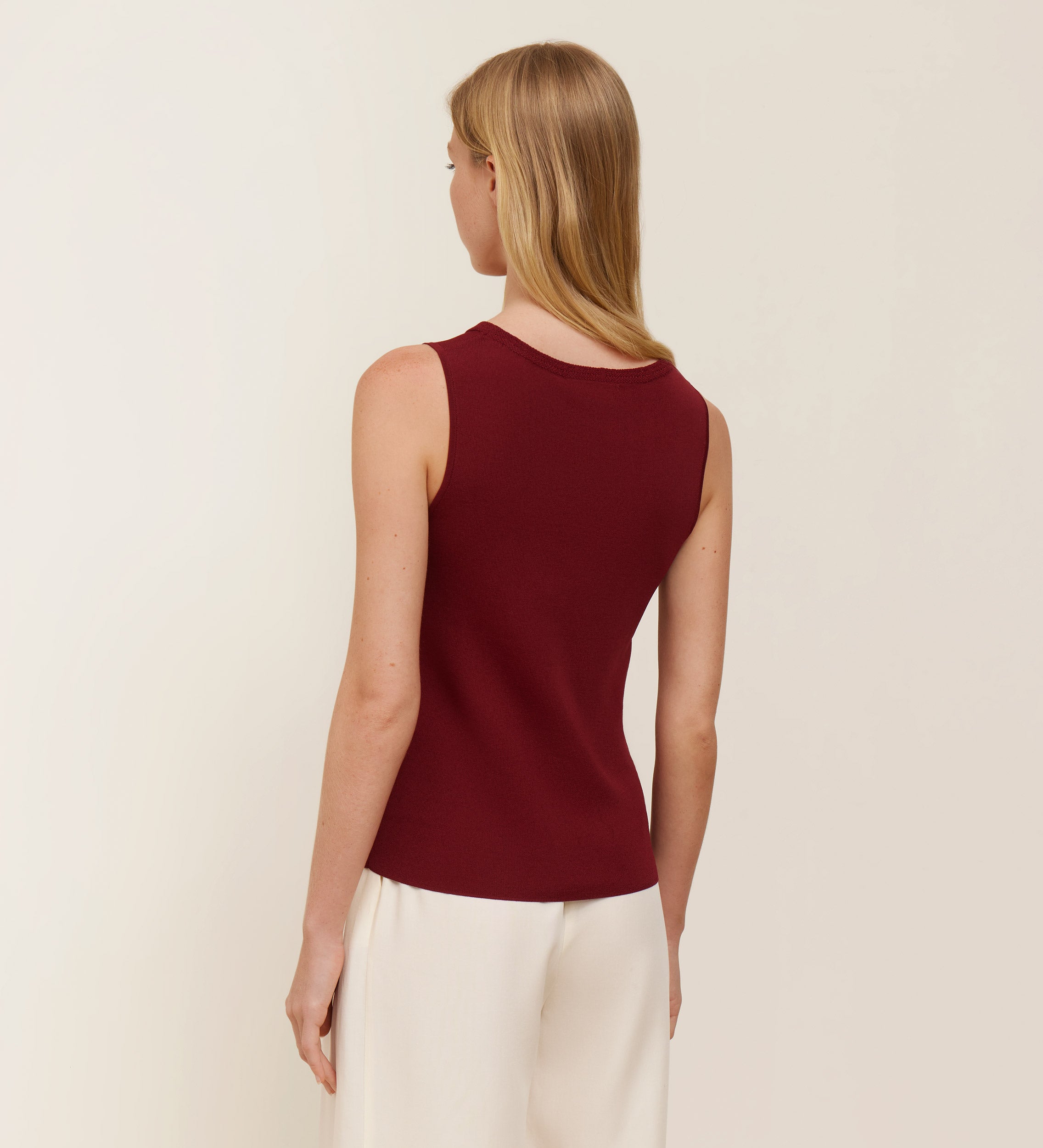 Top tricot sisado