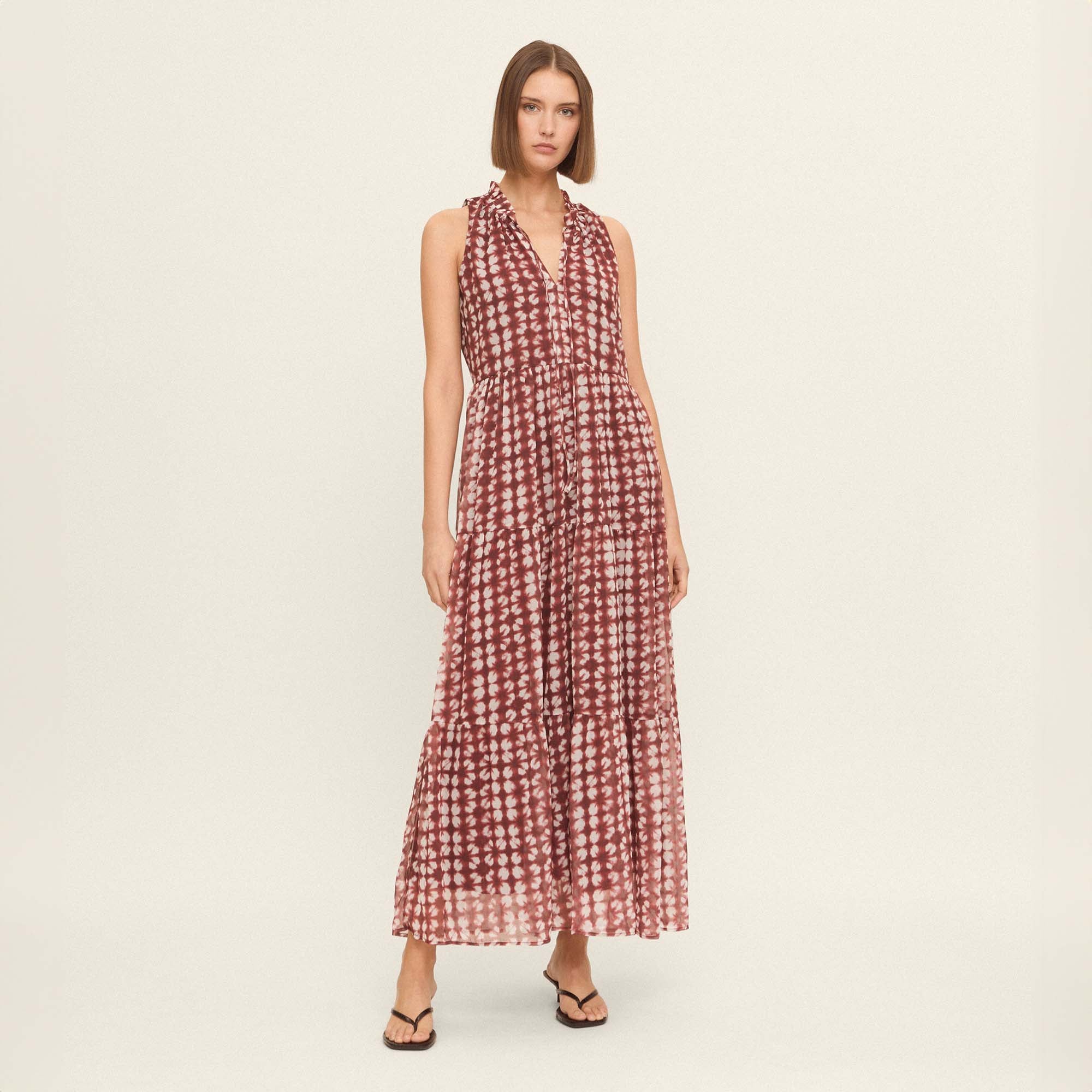 Vestido pisos estampado