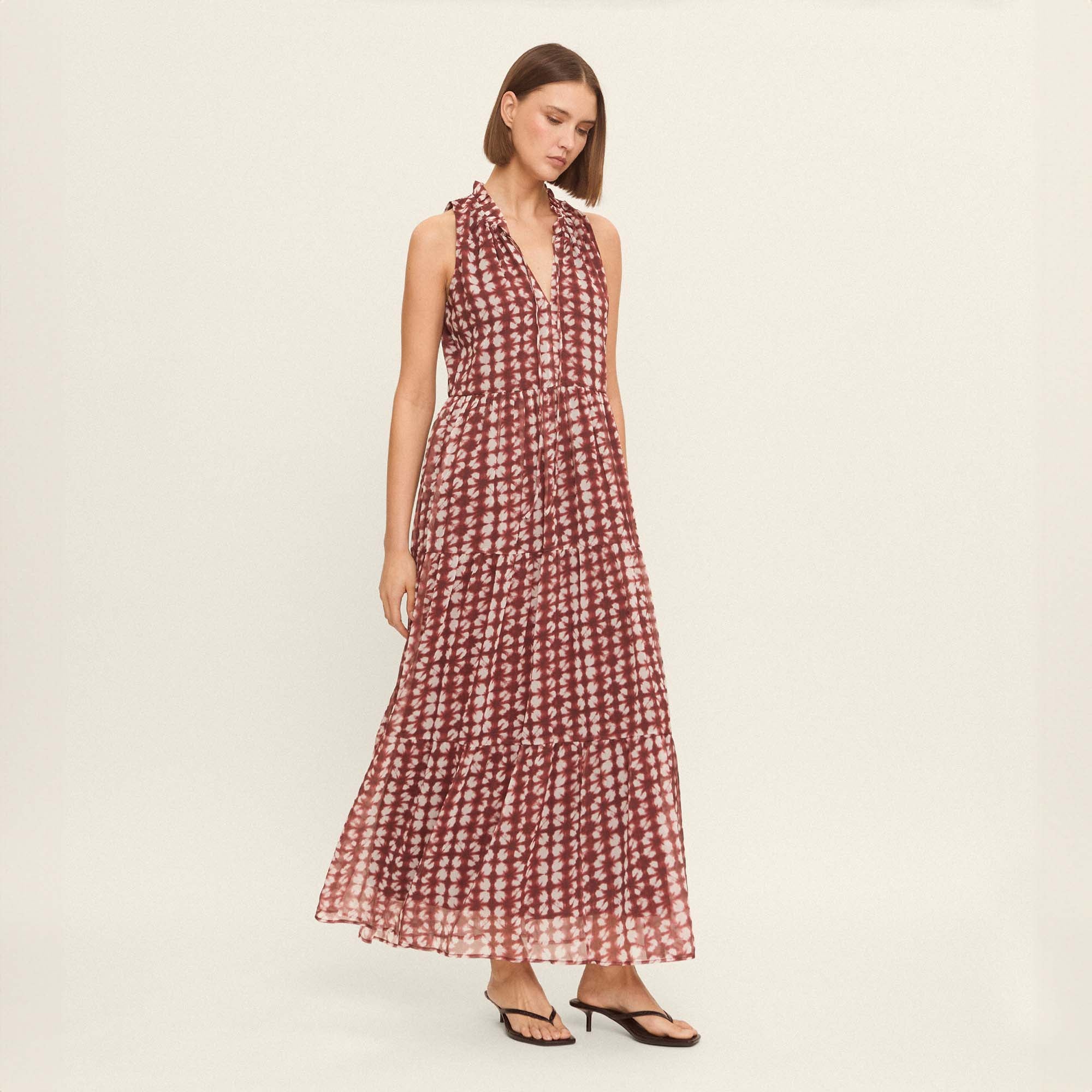 Vestido pisos estampado
