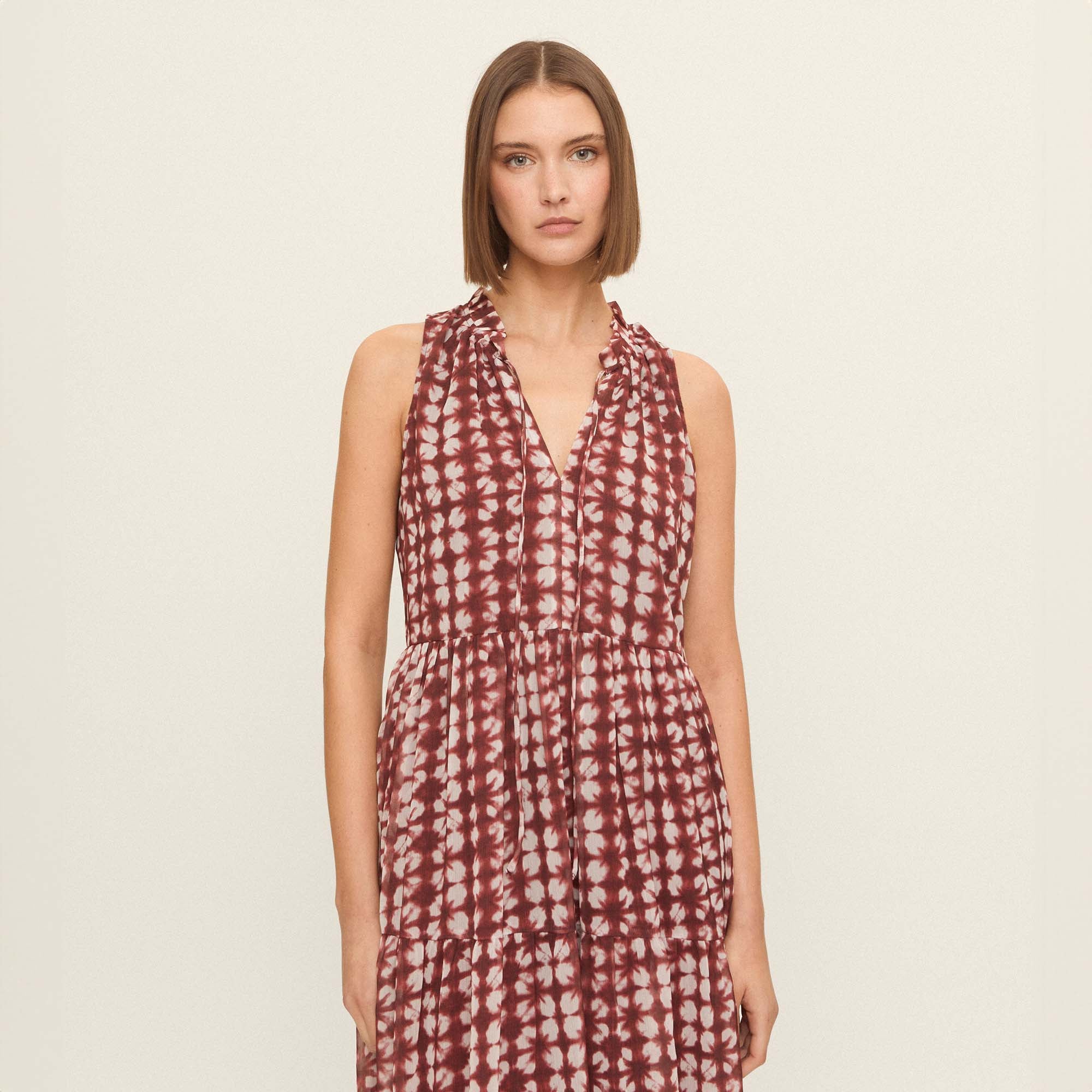 Vestido pisos estampado