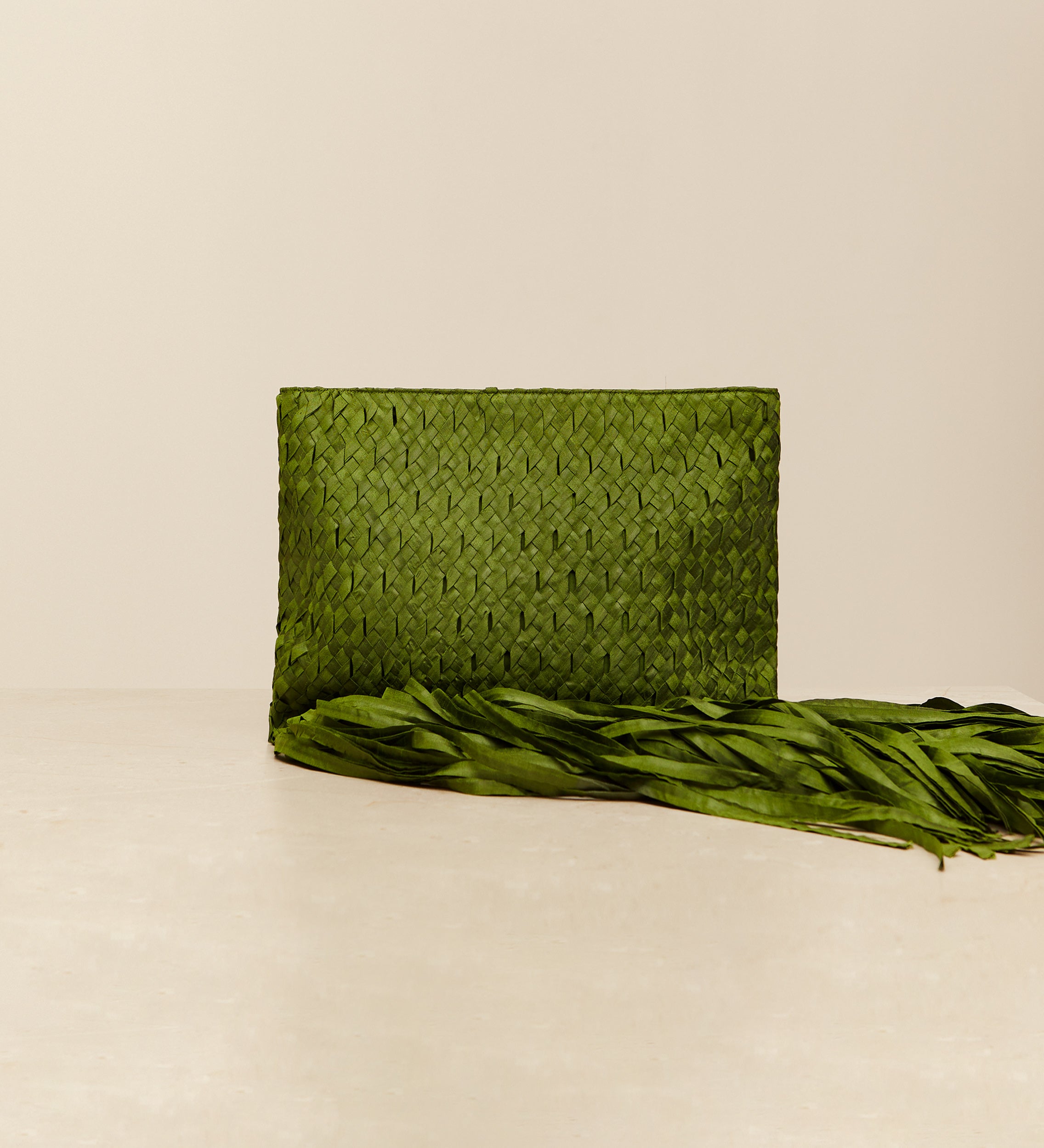 sac en shantung tressé