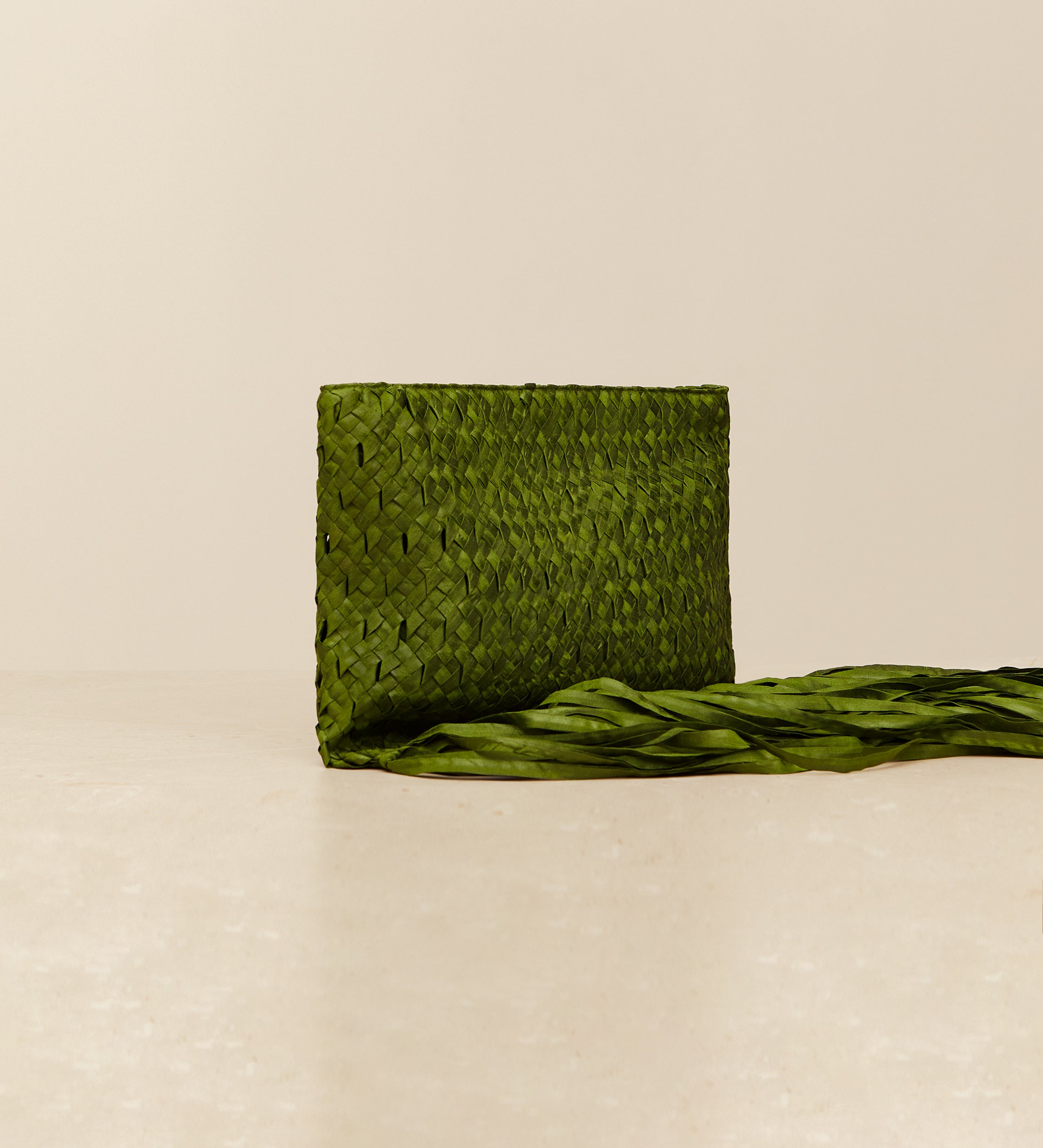 sac en shantung tressé