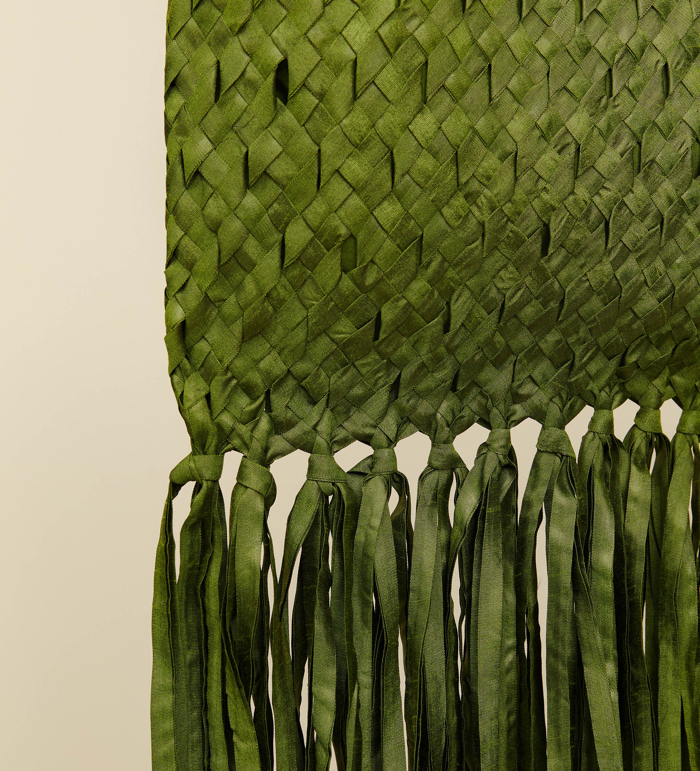 sac en shantung tressé
